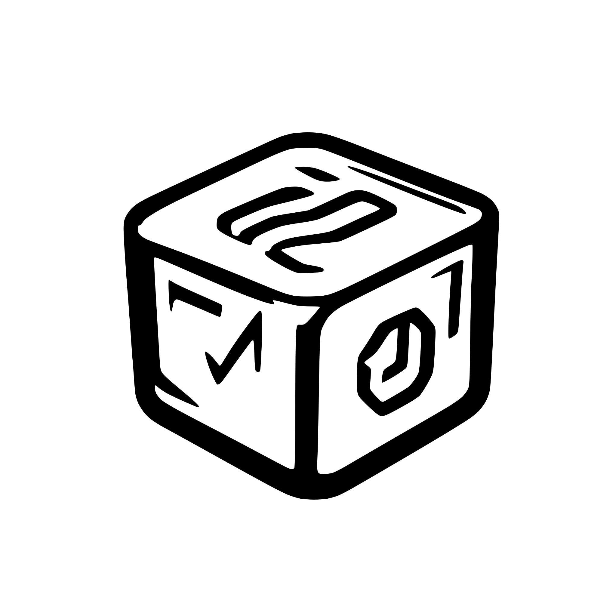 AI-generated SVG of 'Rotated square logo saying RoLink'