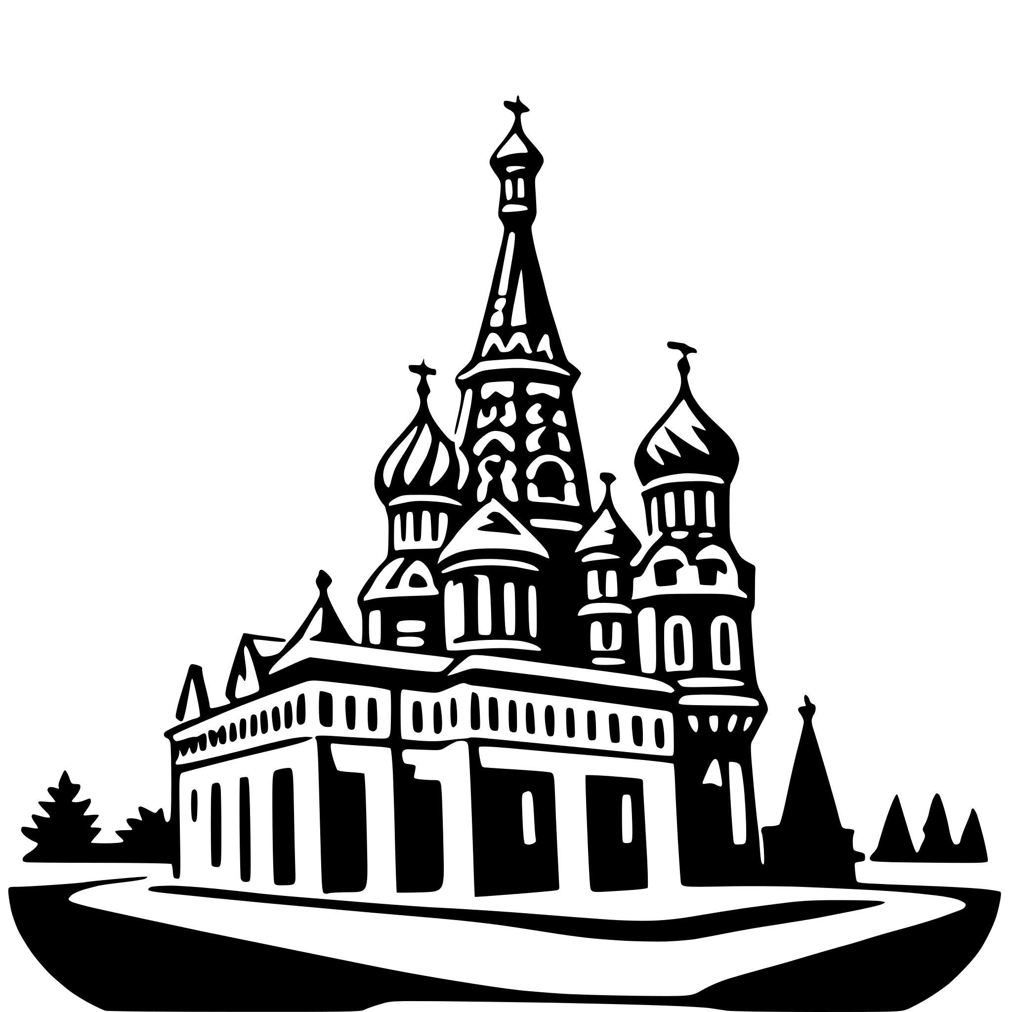 AI-generated SVG of 'saint basil's cathedral'