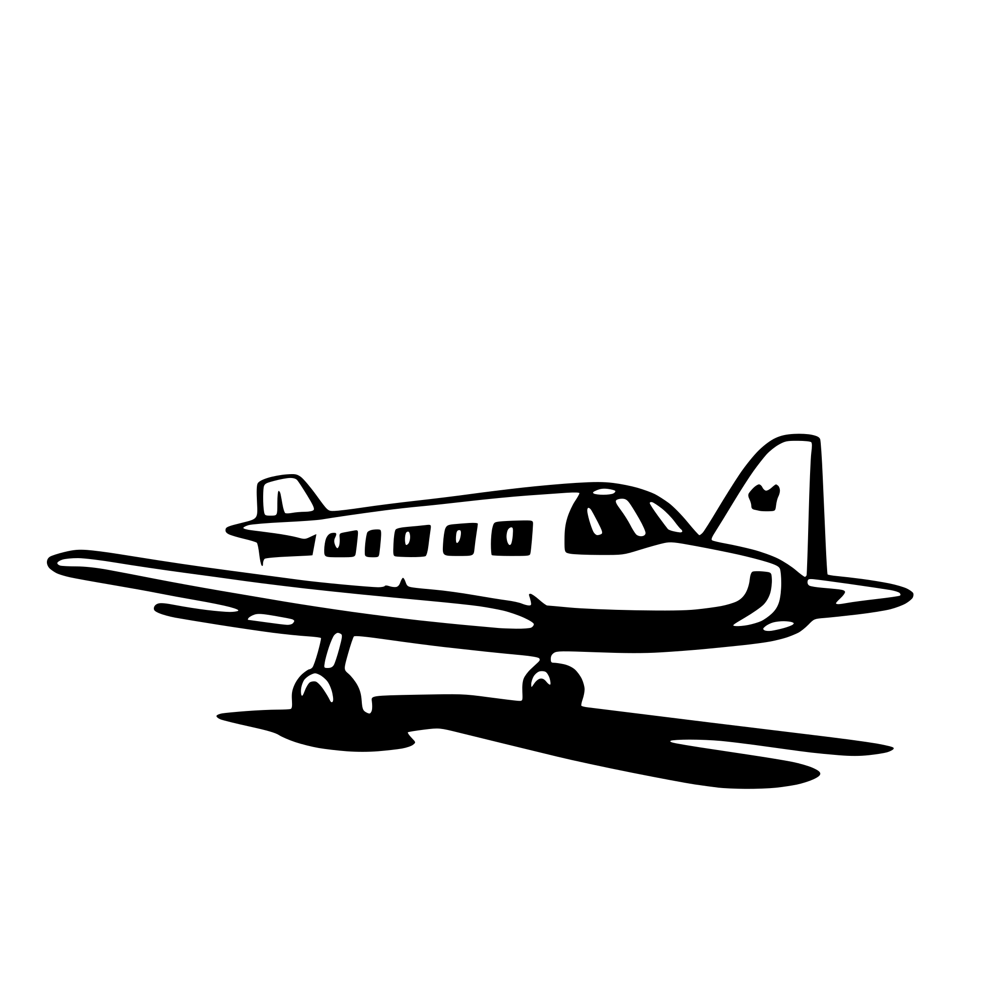 AI-generated SVG of a airplane