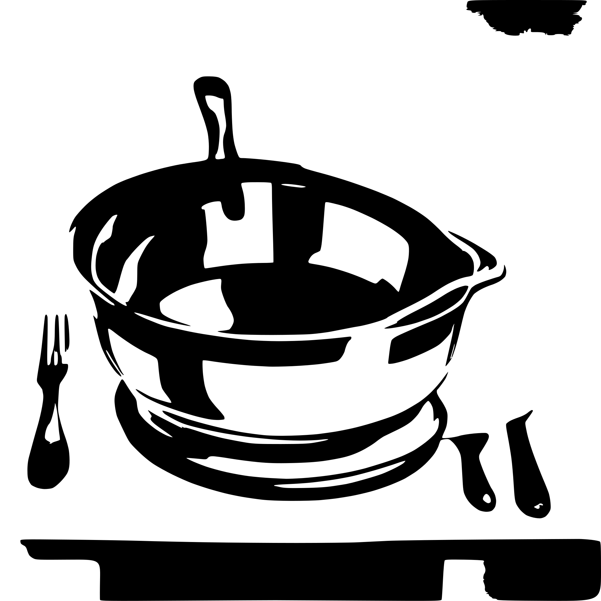 AI-generated SVG of a cooking pan front flat