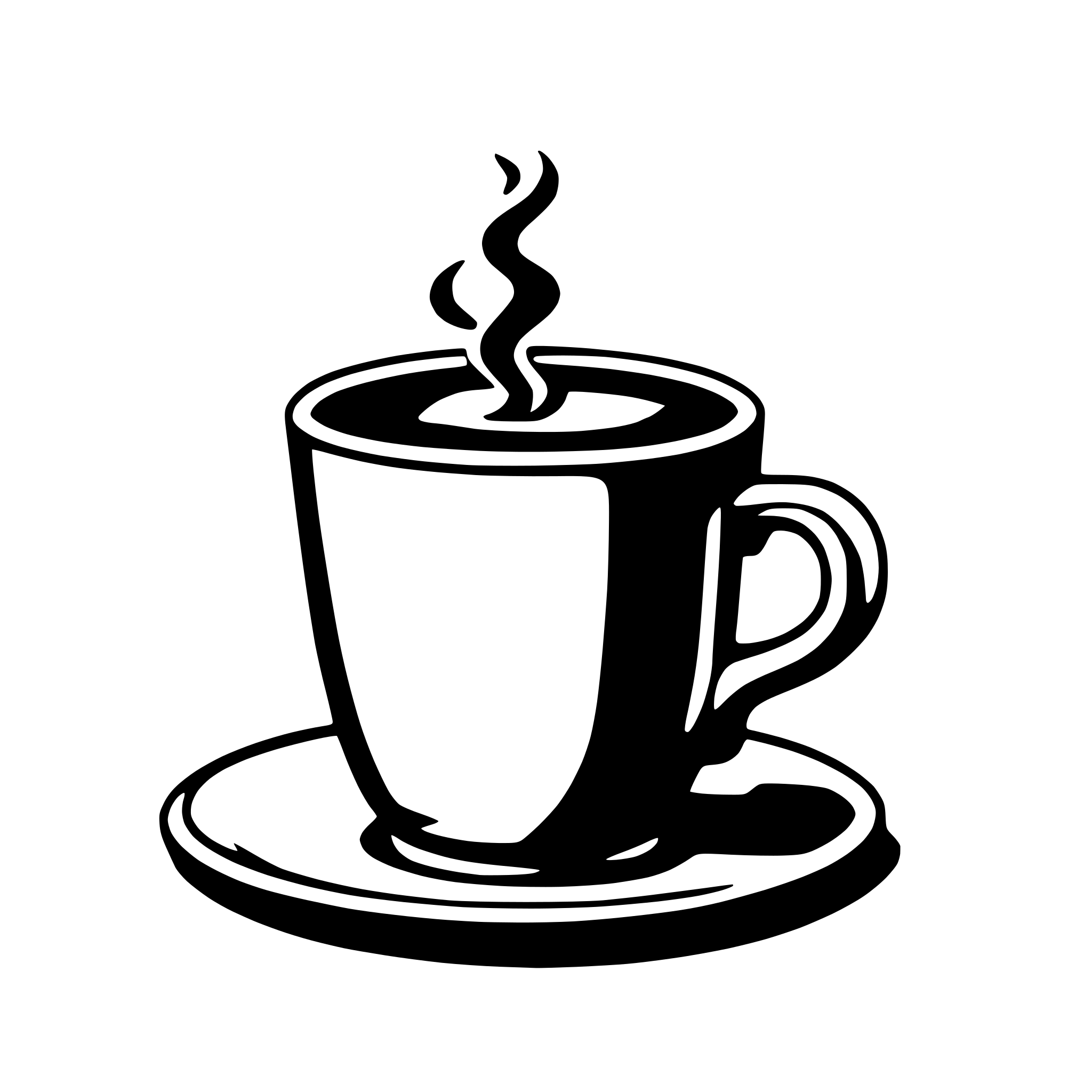AI-generated SVG of 'coffee cup steam'