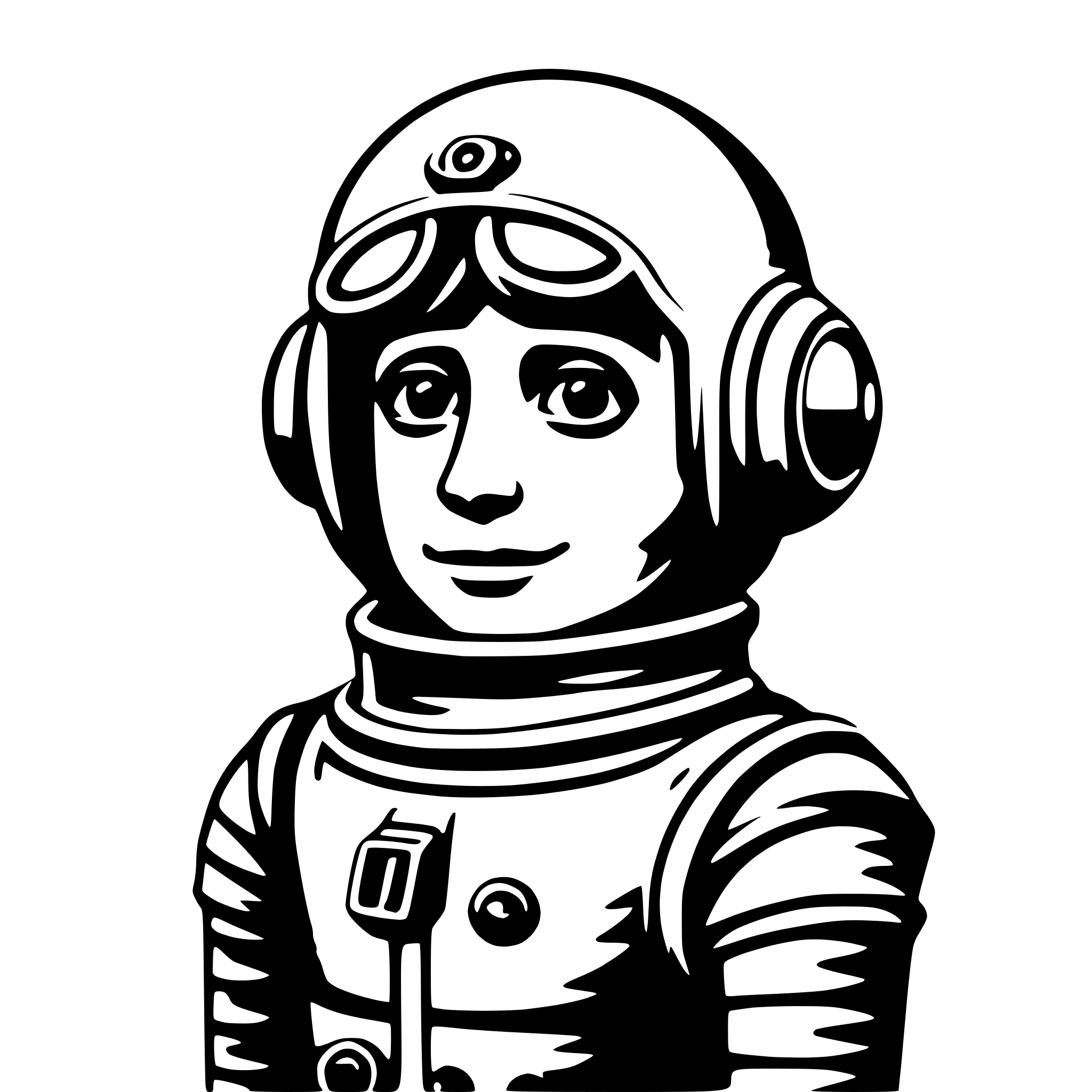 AI-generated SVG of a deep sea diver