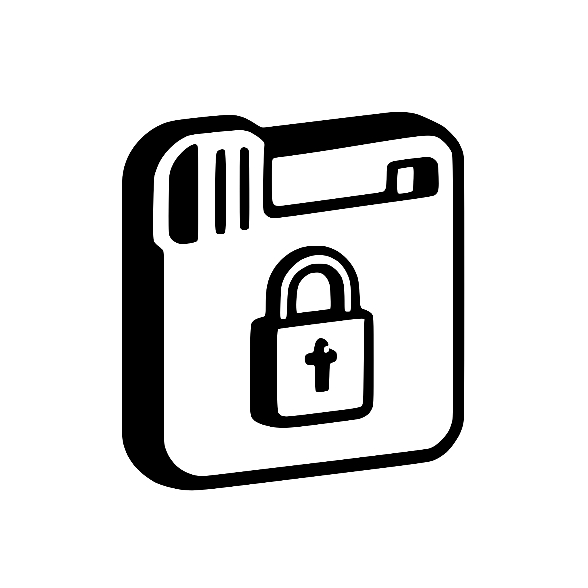 AI-generated SVG of a open padlock icon
