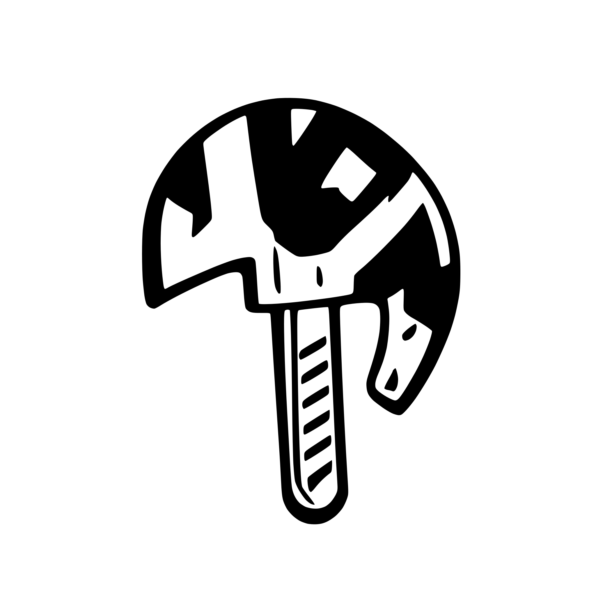 AI-generated SVG of 'broken gladius'