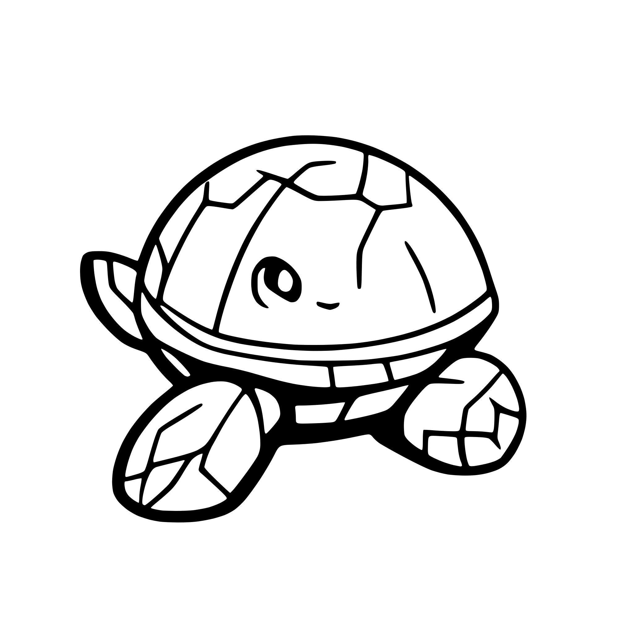 AI-generated SVG of a turtle