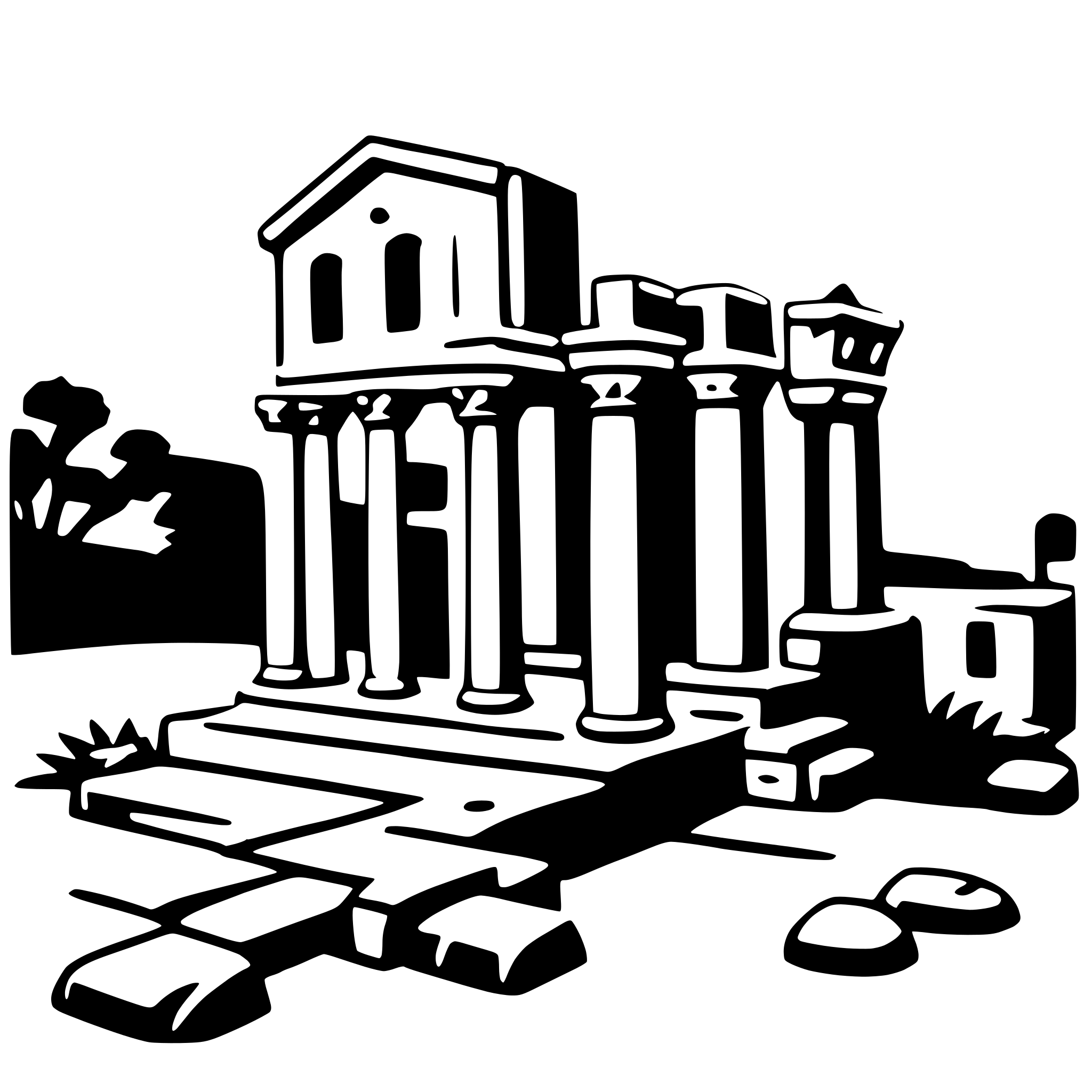 AI-generated SVG of a ephesus