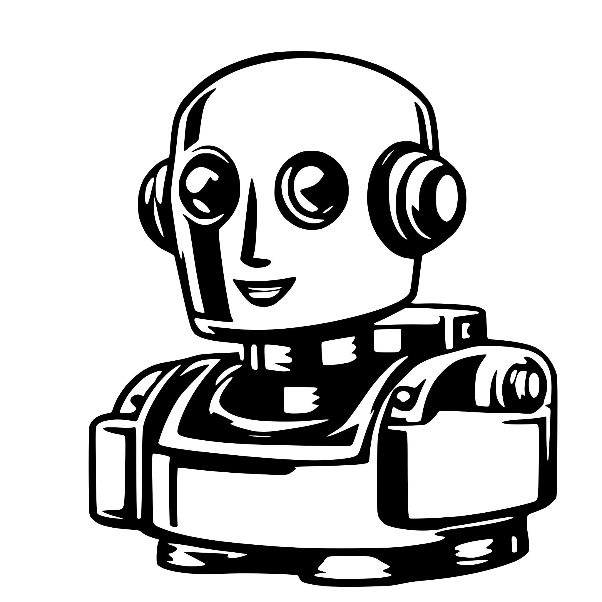 AI-generated SVG of 'telegram bot'