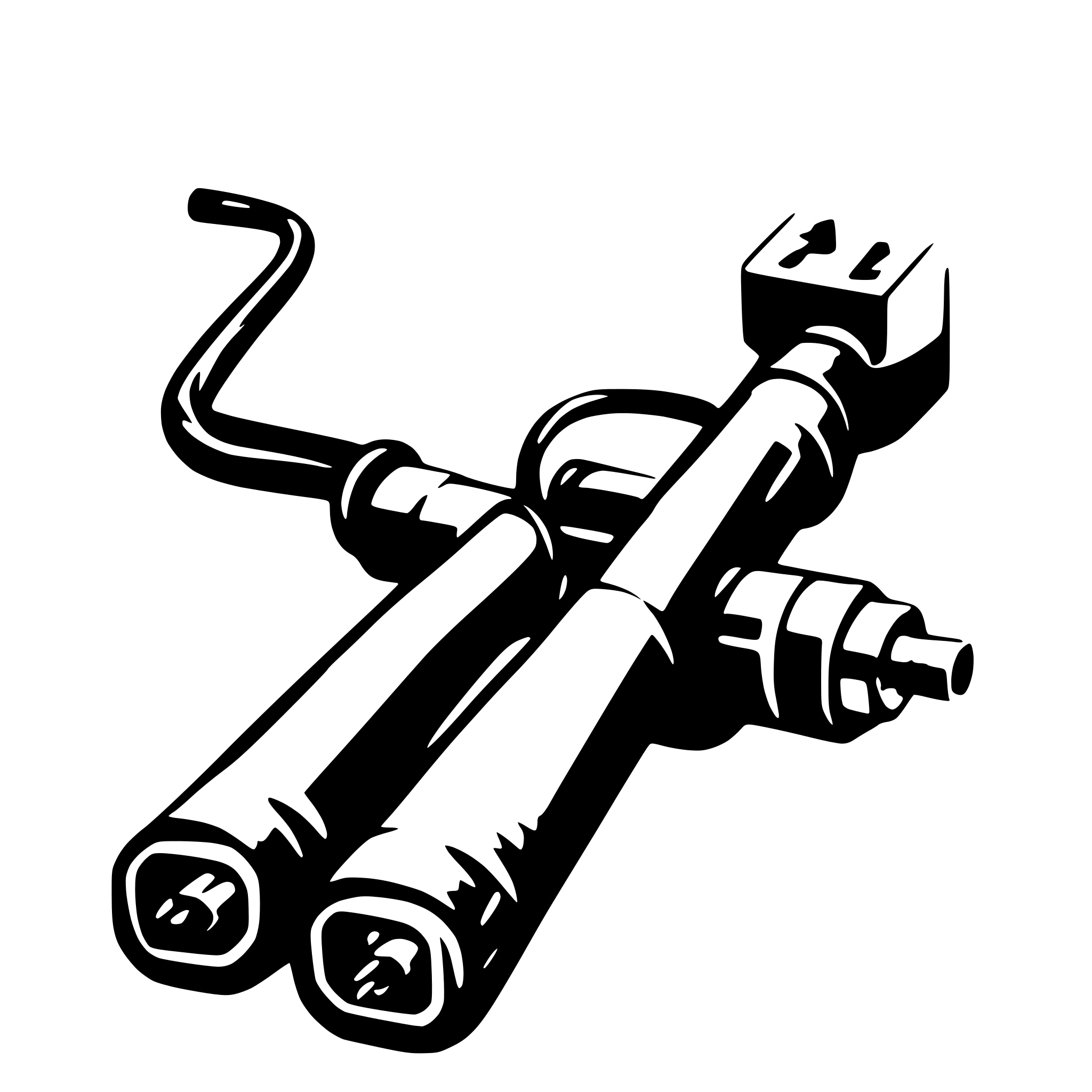AI-generated SVG of 'booster cables'