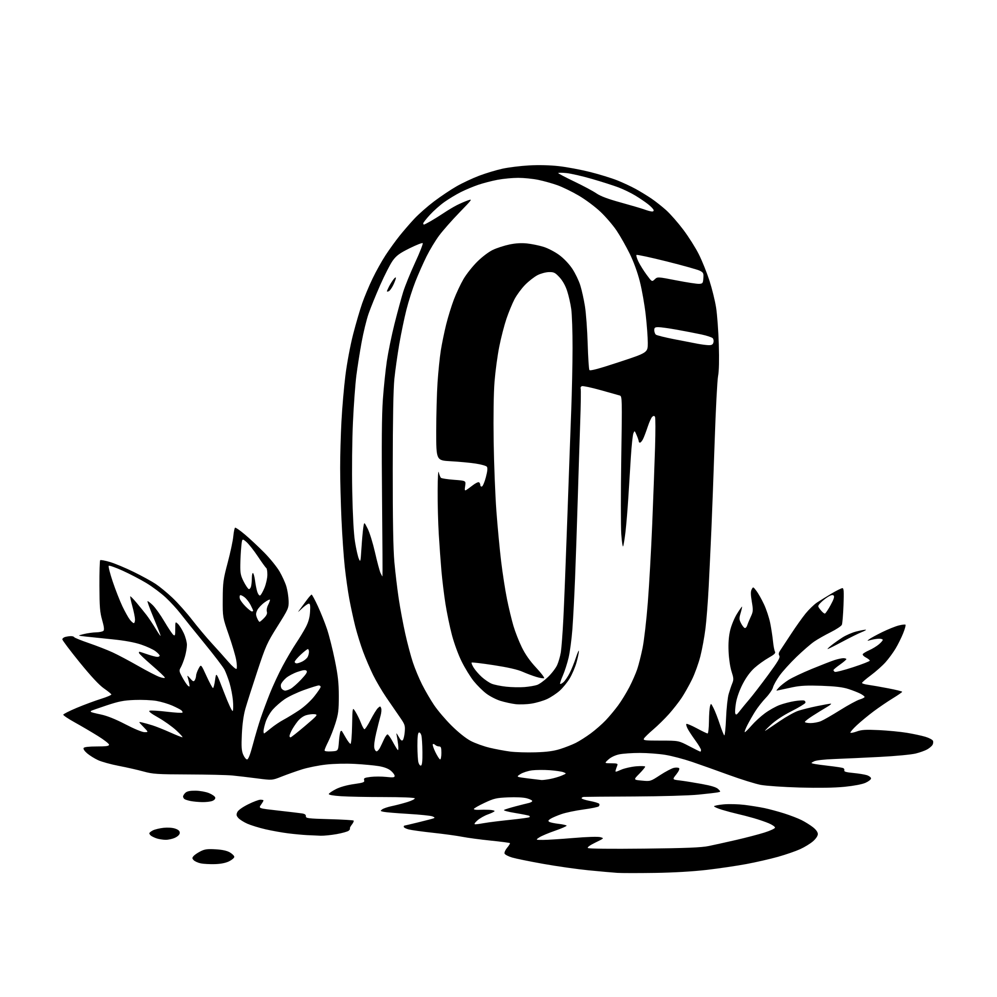 AI-generated SVG of a simple number 6
