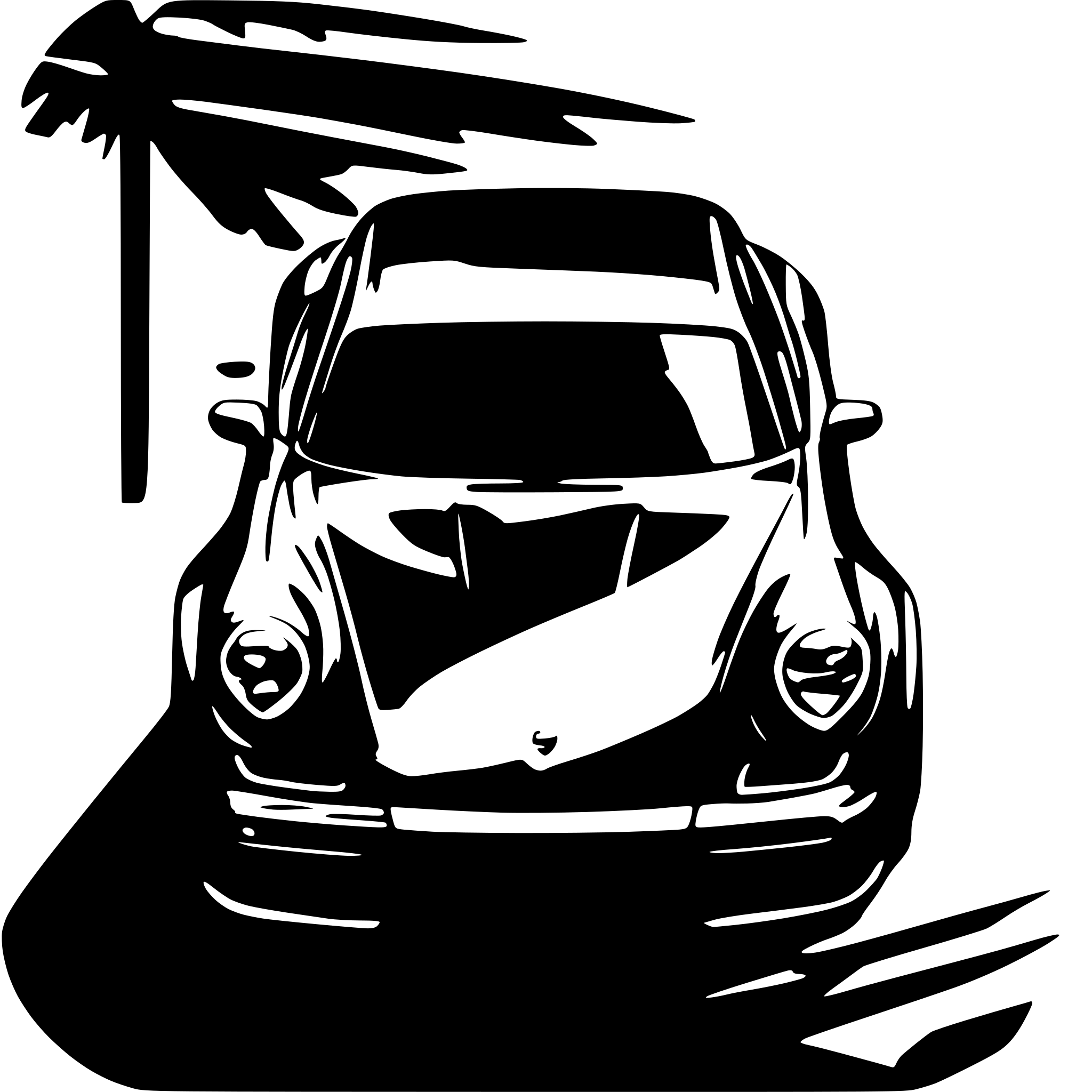AI-generated SVG of a Porsche 992 turbo s