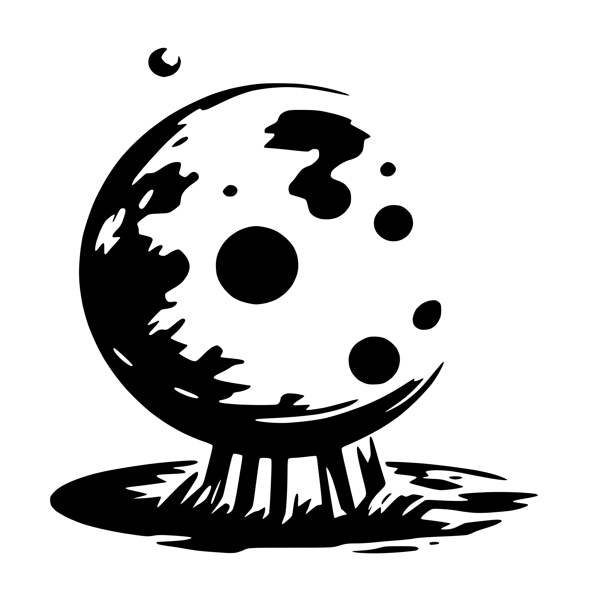 AI-generated SVG of 'Planet'