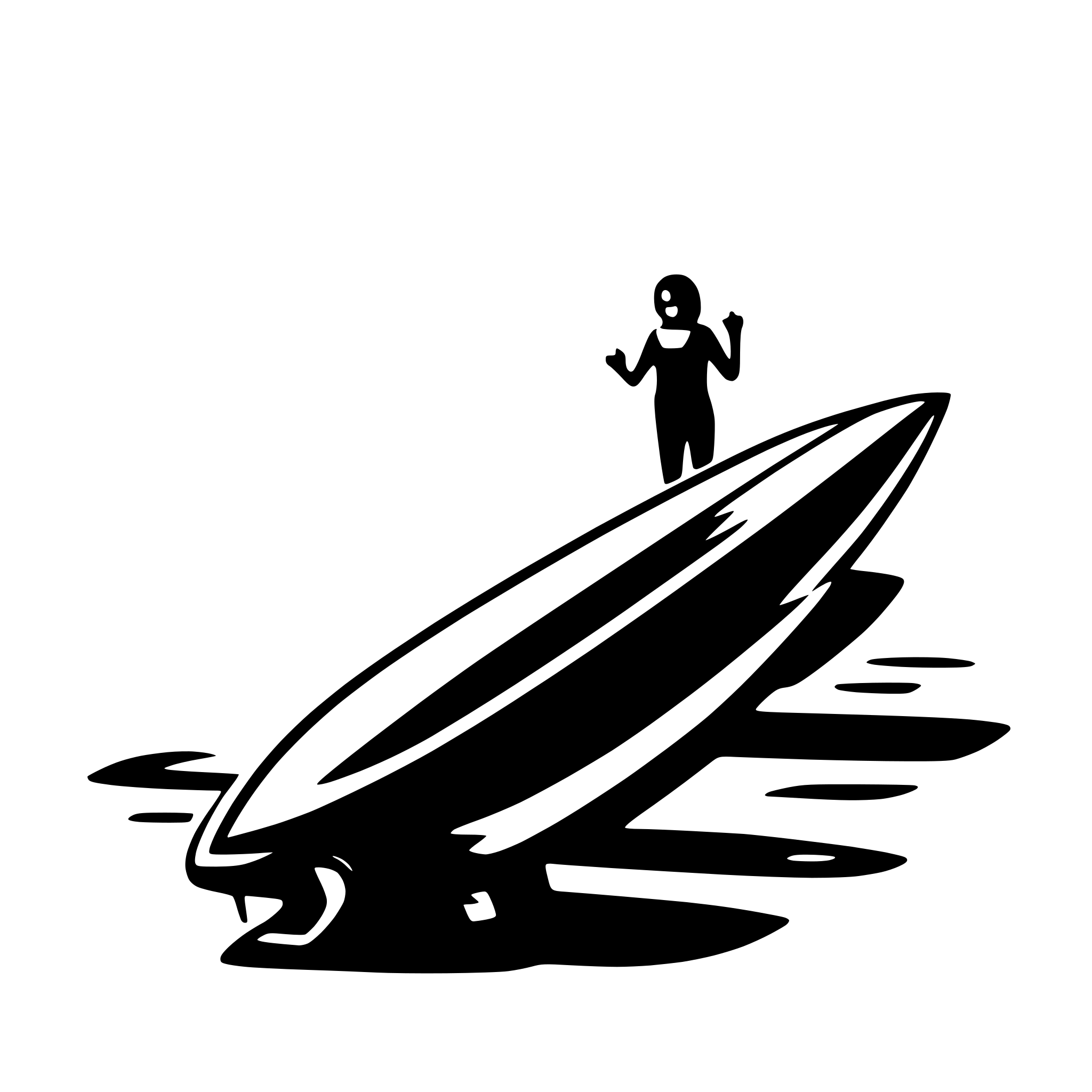 AI-generated SVG of a surfboard