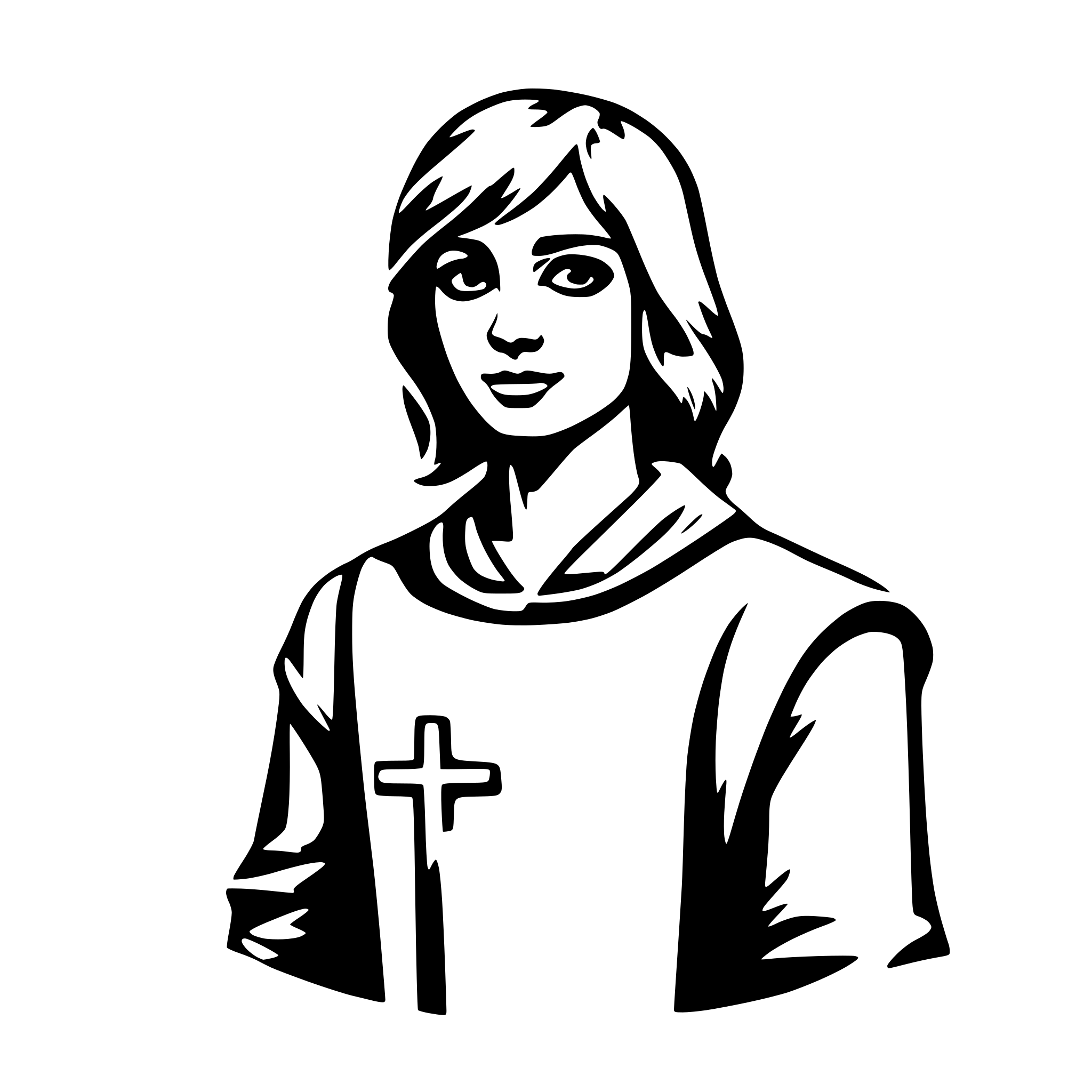 AI-generated SVG of 'Christian'