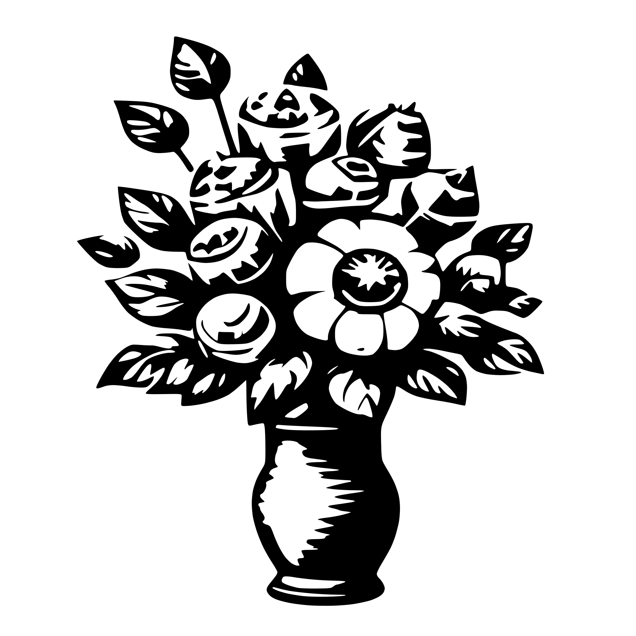 AI-generated SVG of 'bouqutin'