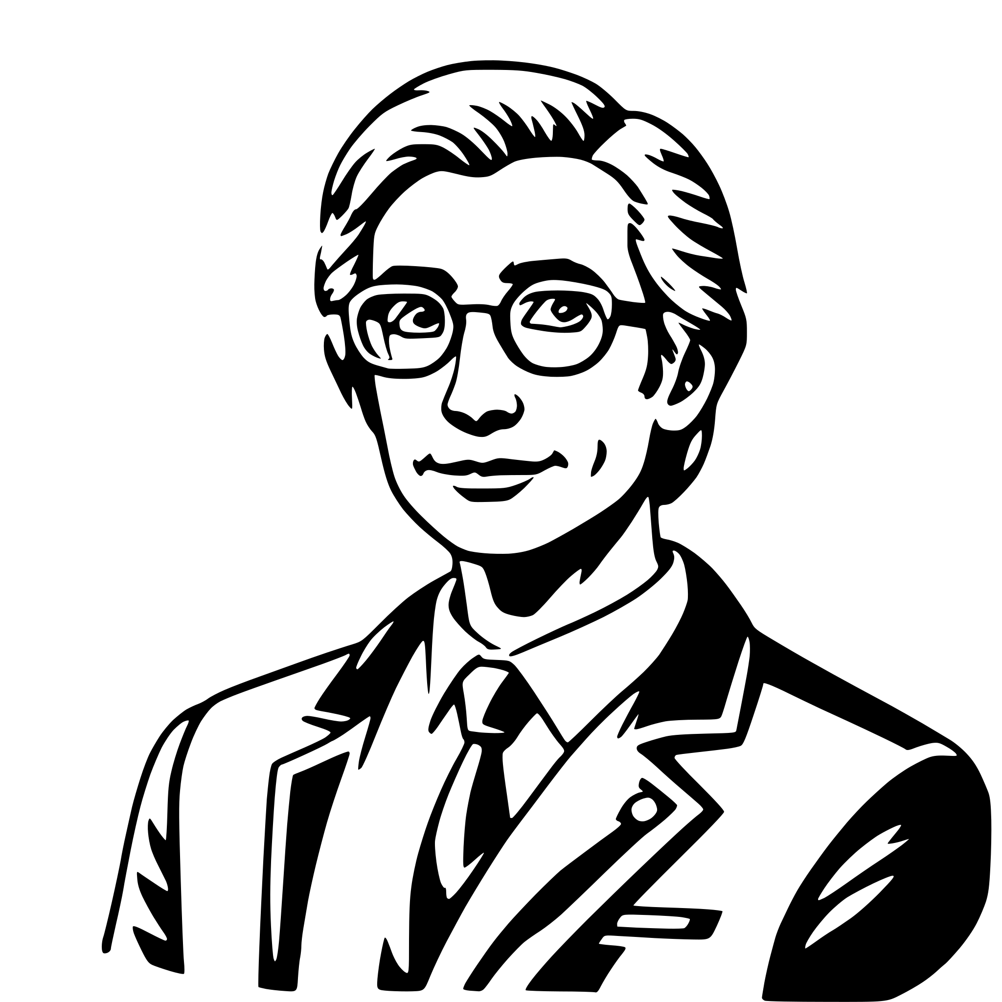 AI-generated SVG of 'professor'