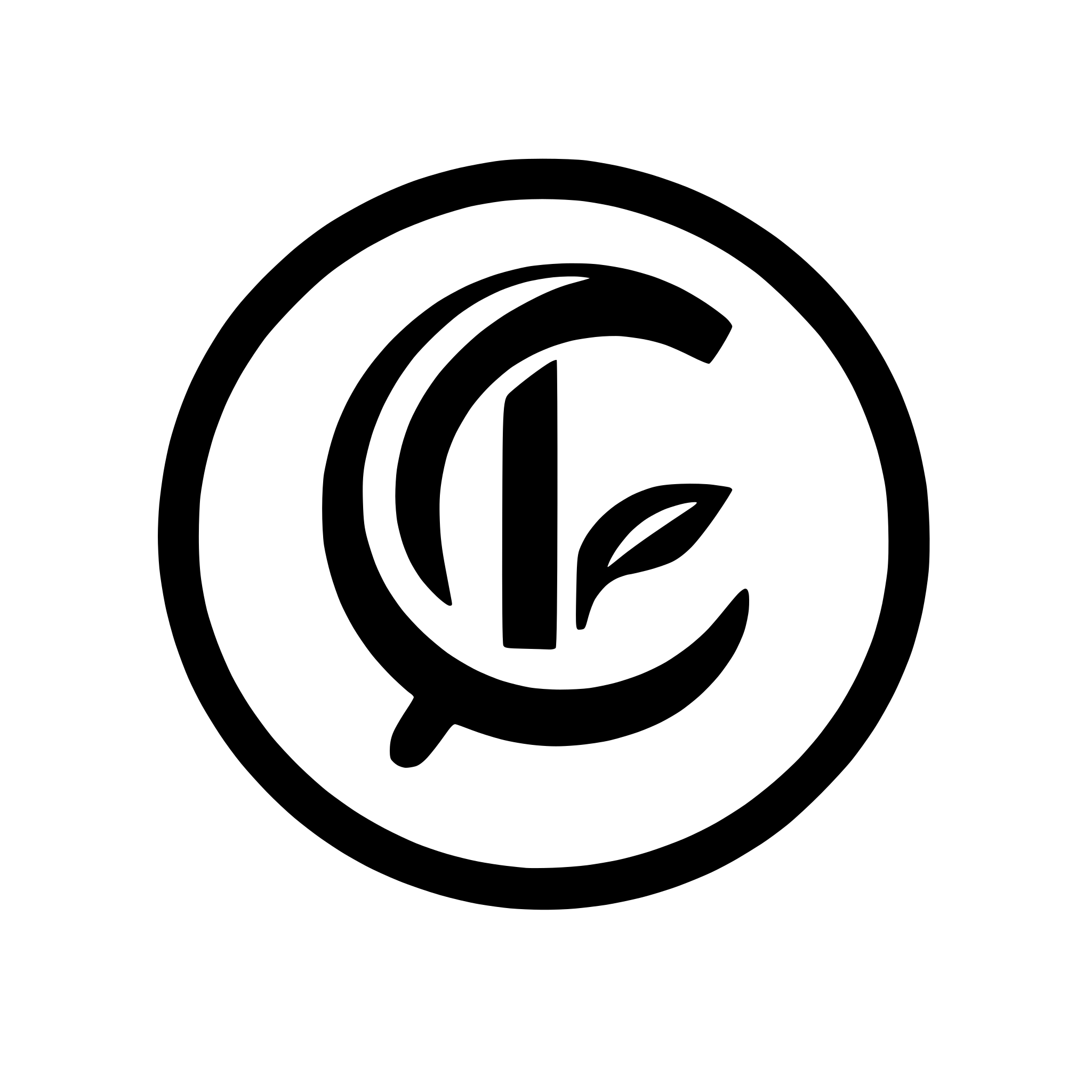 AI-generated SVG of a sleek logo of a styled C and G