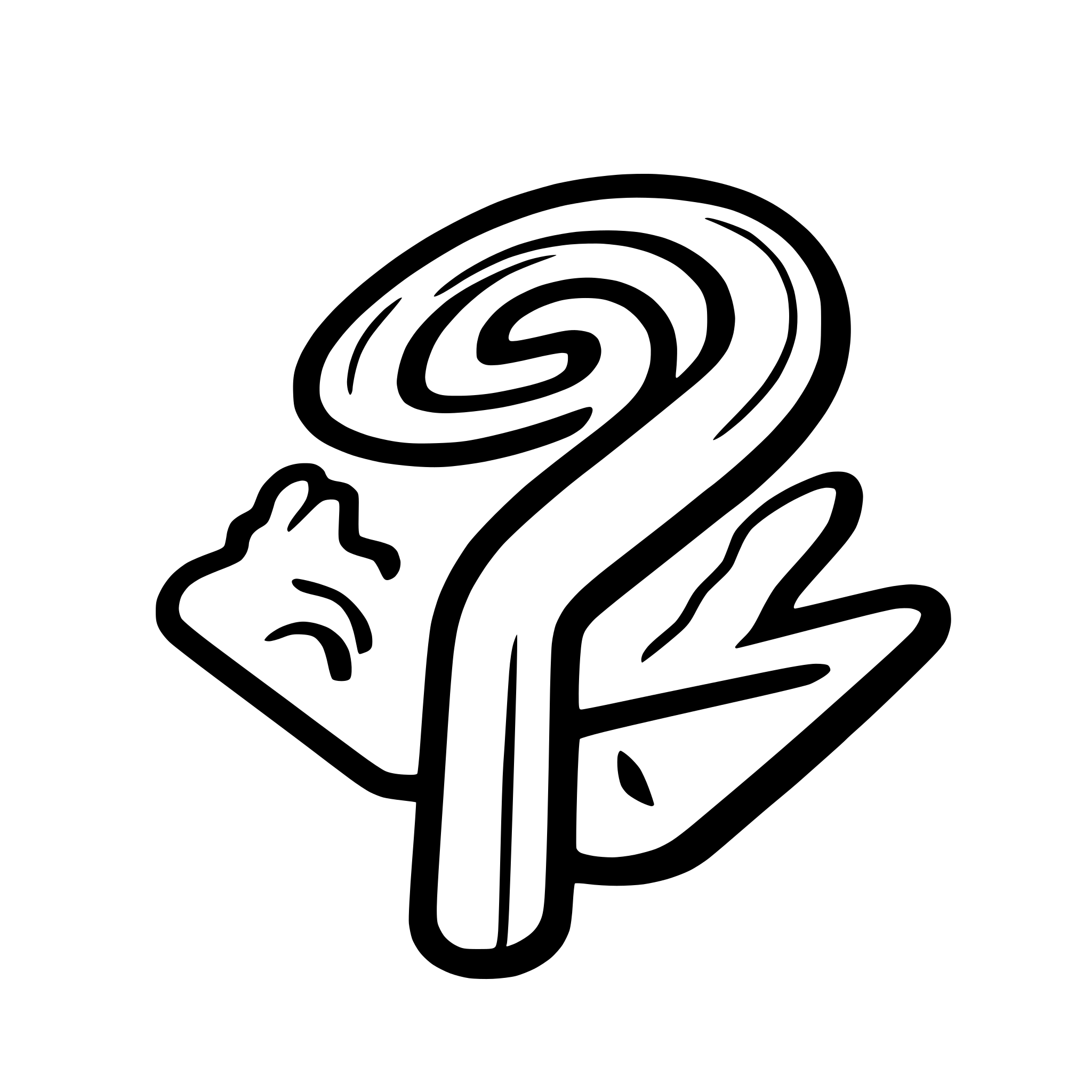AI-generated SVG of a maps with a question mark like google maps colored