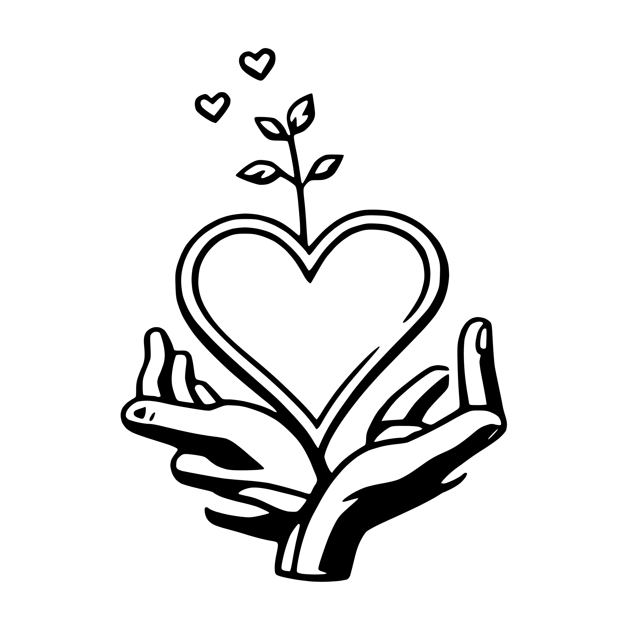 AI-generated SVG of a heartfelt wishes