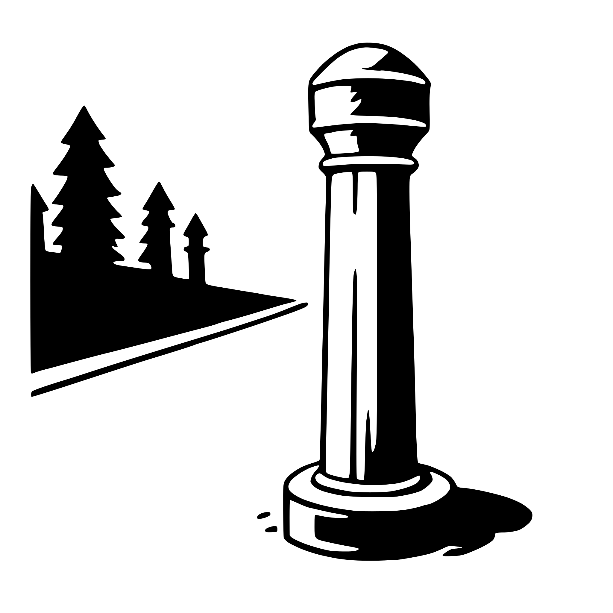 AI-generated SVG of 'bollard'