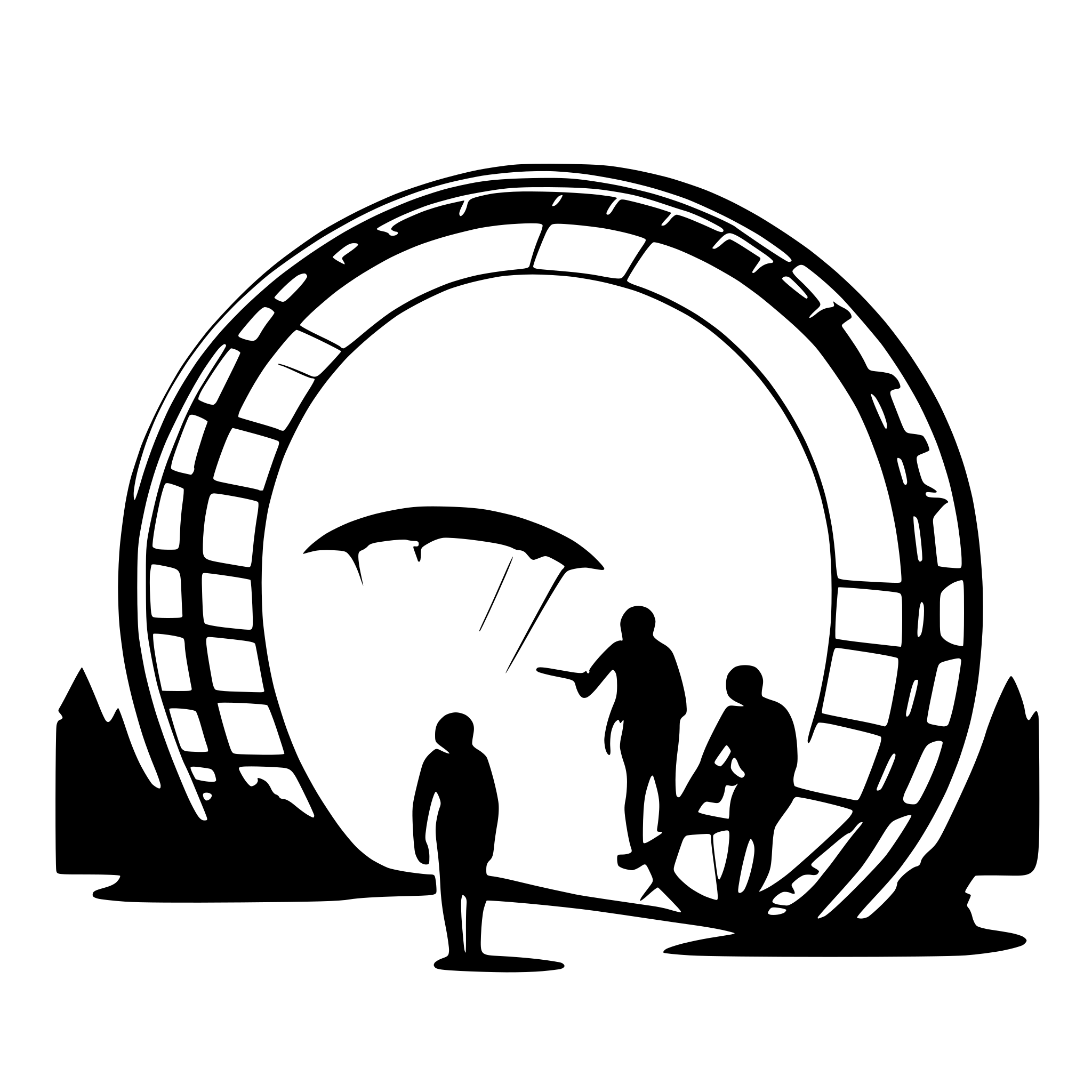 AI-generated SVG of 'paramotor group svg'