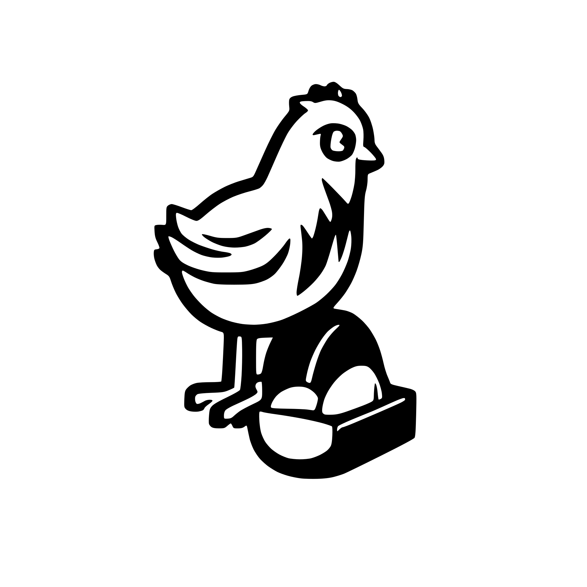 AI-generated SVG of a a hen with an egg on the ground in arcade style AI-generated SVG of a a hen with an egg on the ground in arcade style