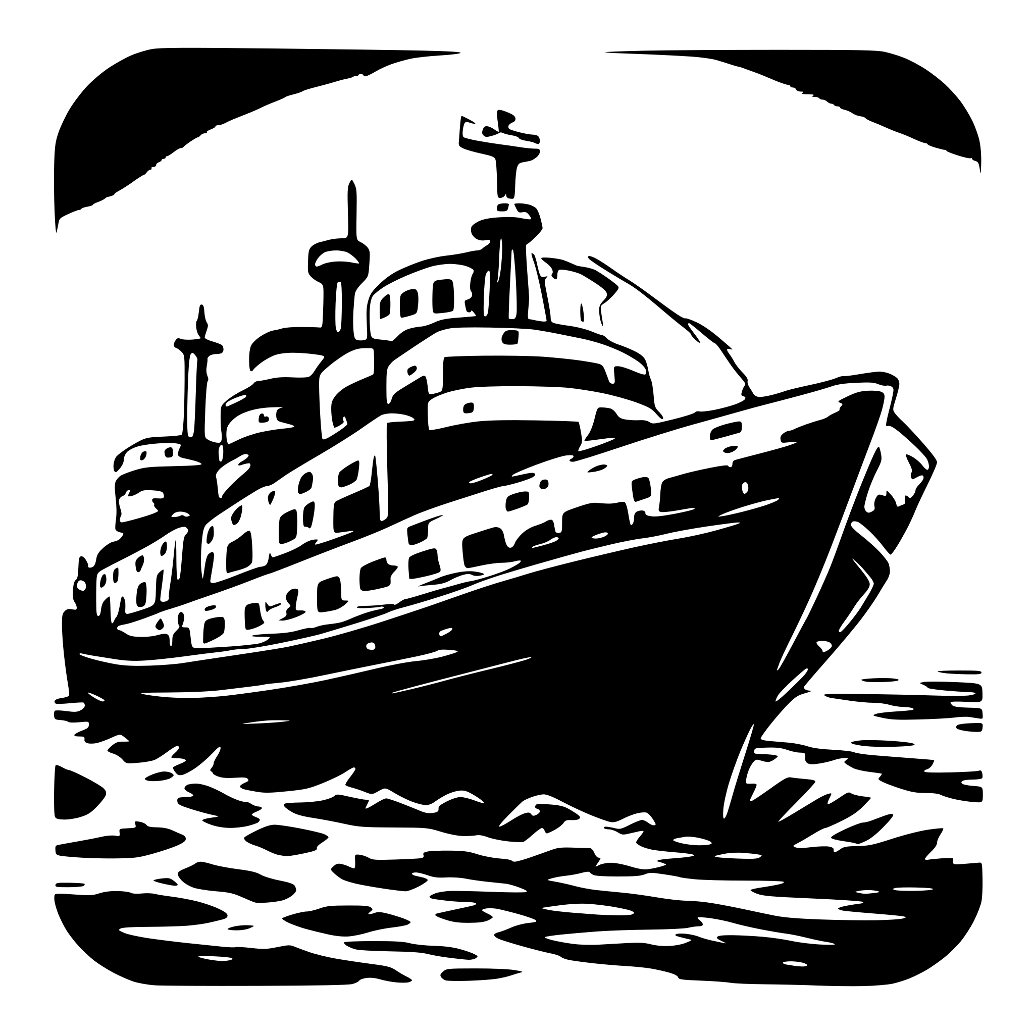 AI-generated SVG of 'wrecked ship'