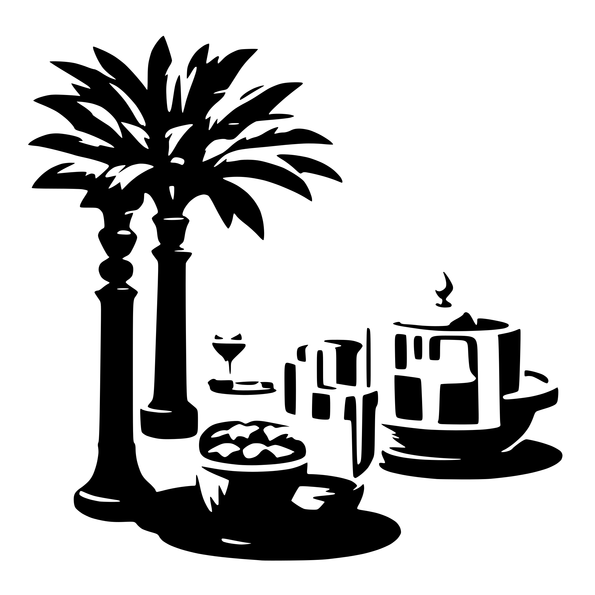 AI-generated SVG of 'حقيبة كبيرة'