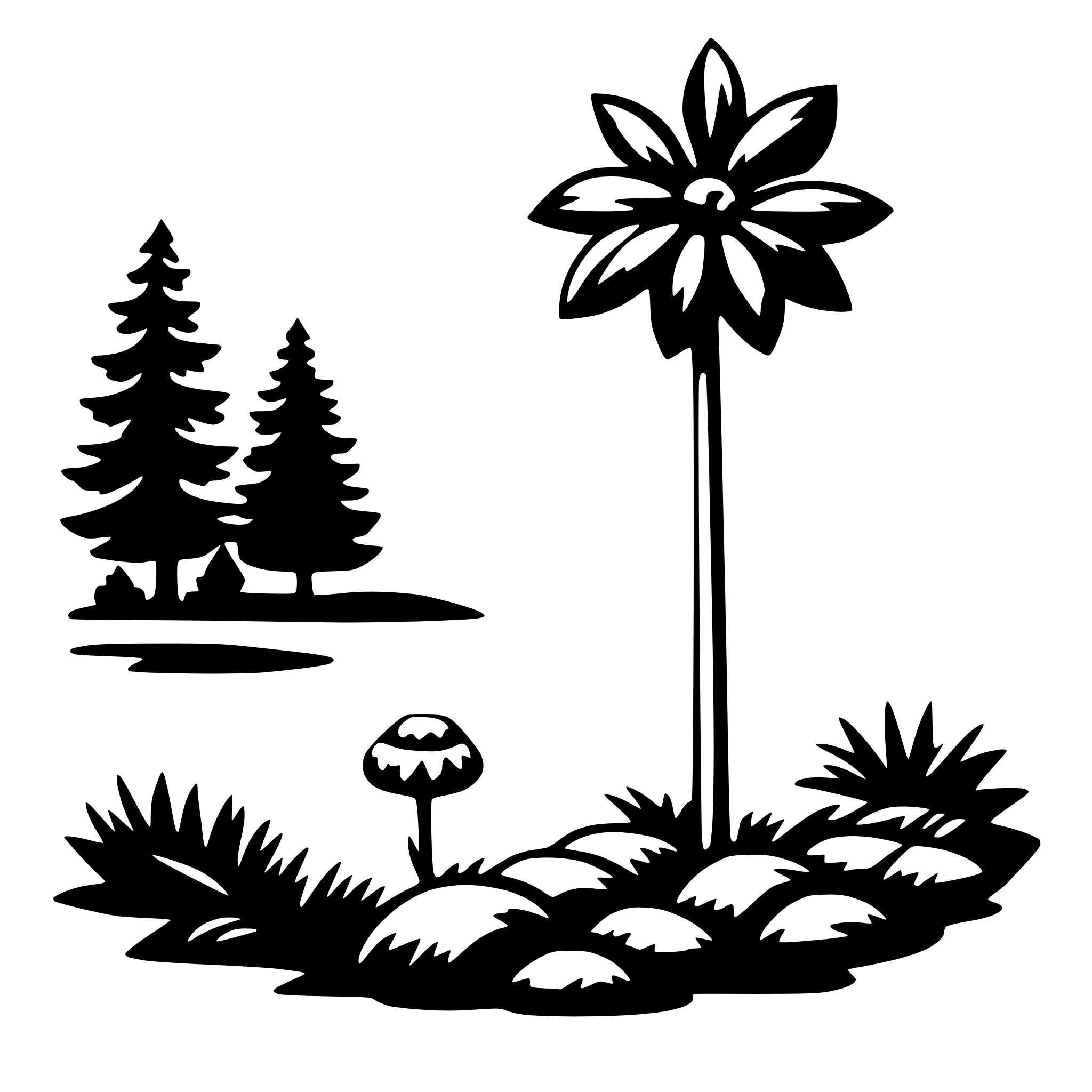 AI-generated SVG of 'nature beauty'