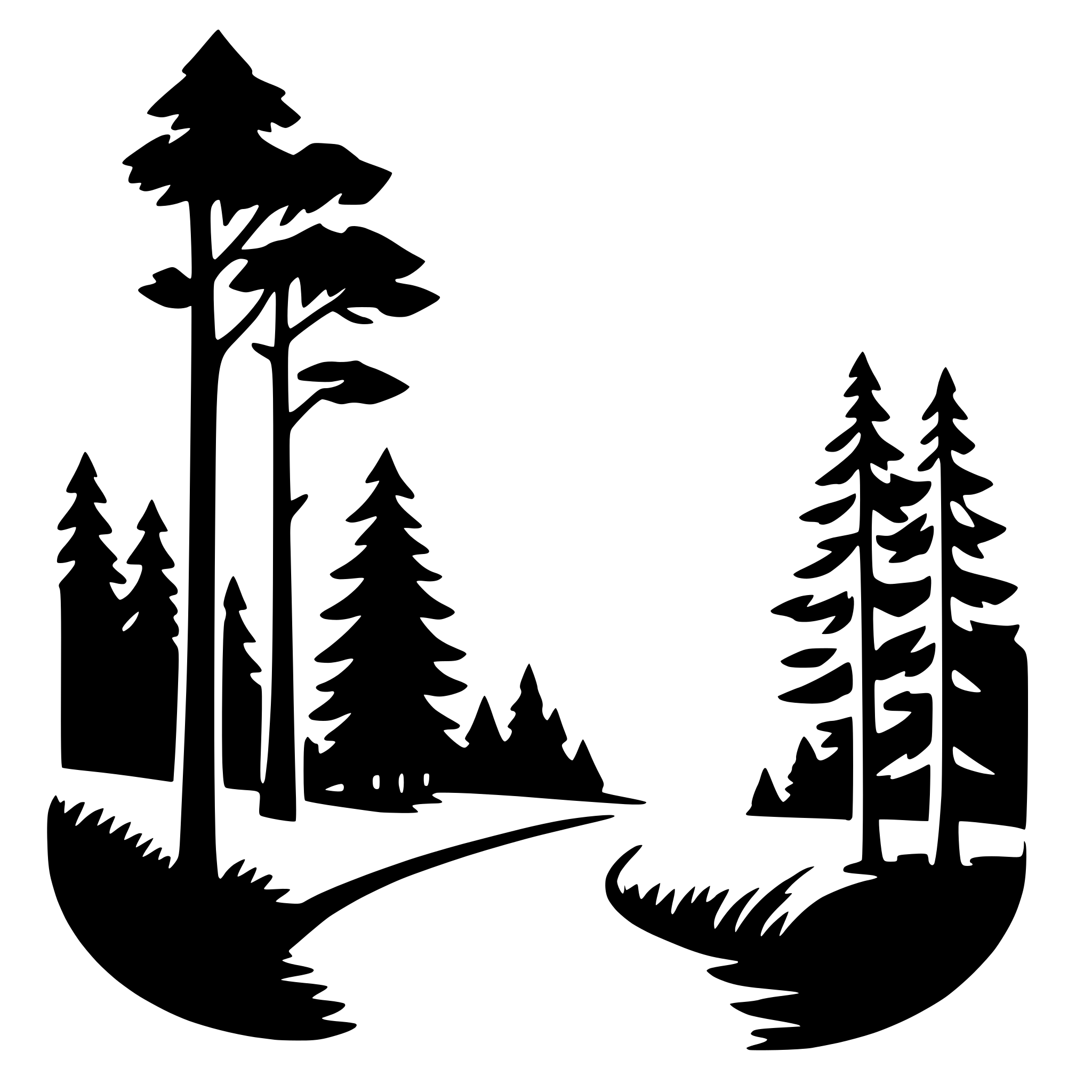 AI-generated SVG of 'forest mist'