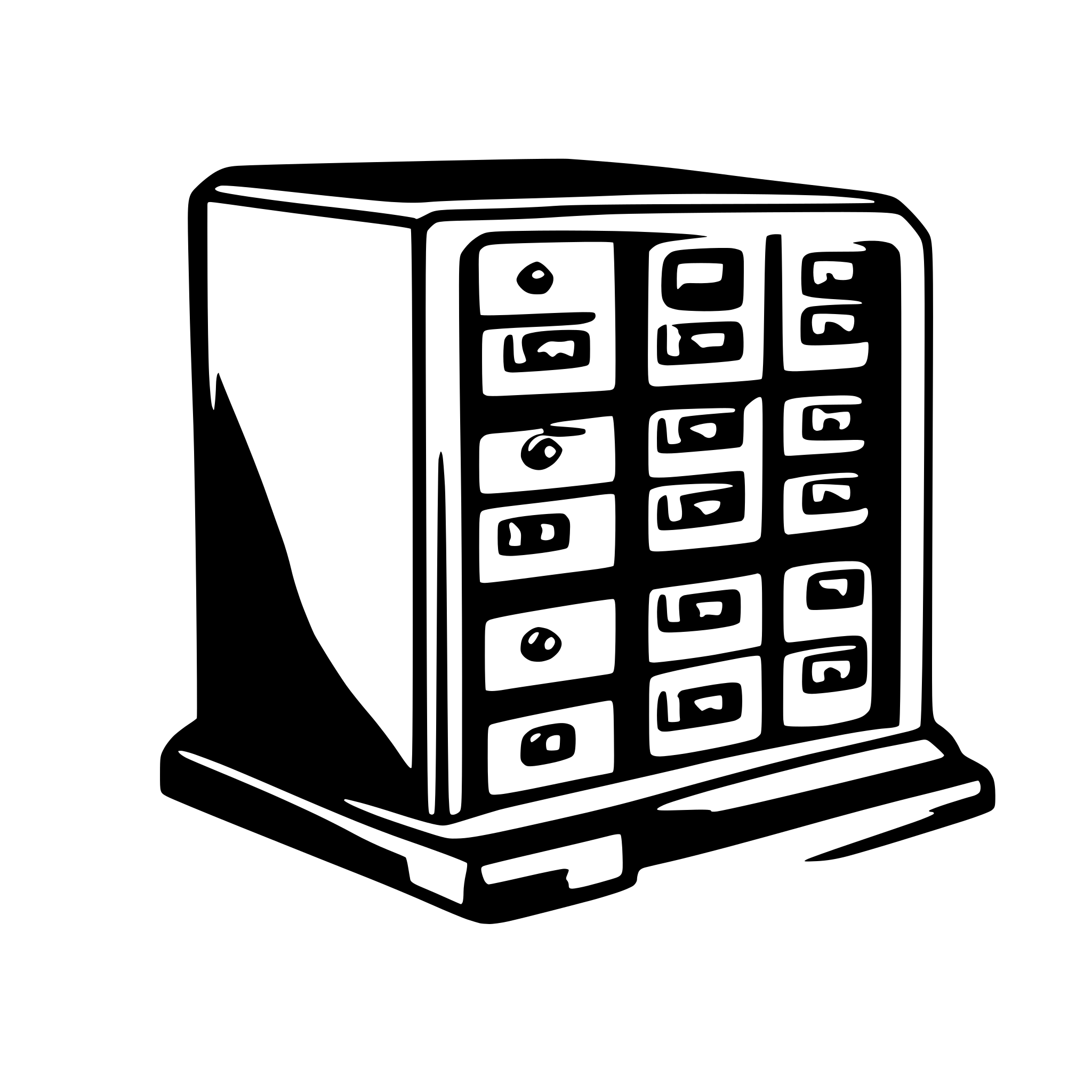 AI-generated SVG of a database