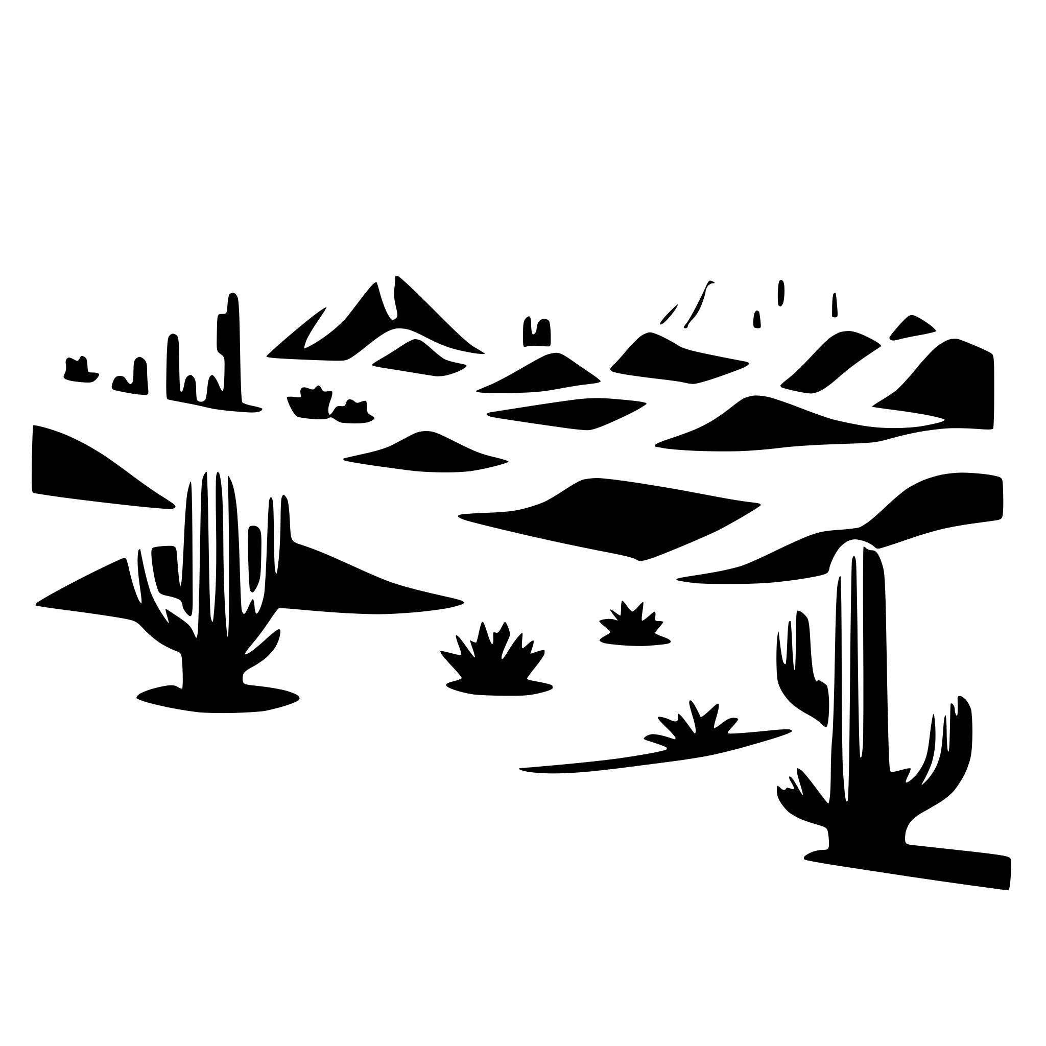 AI-generated SVG of 'desert ecosystem'