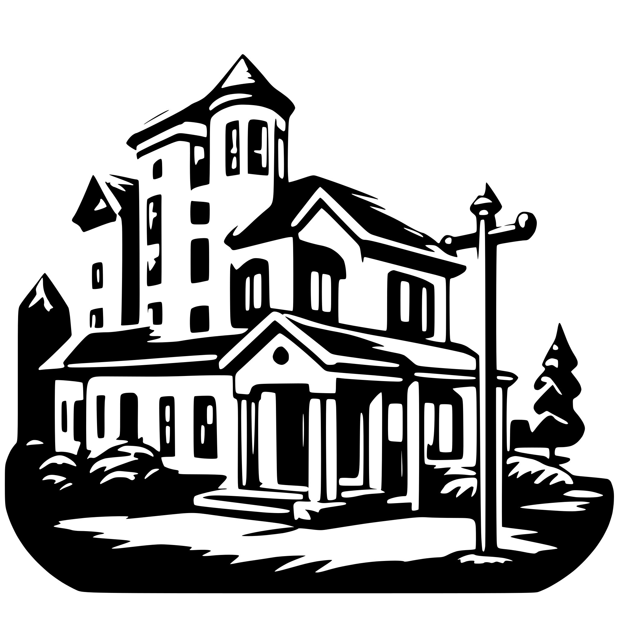 AI-generated SVG of a property management