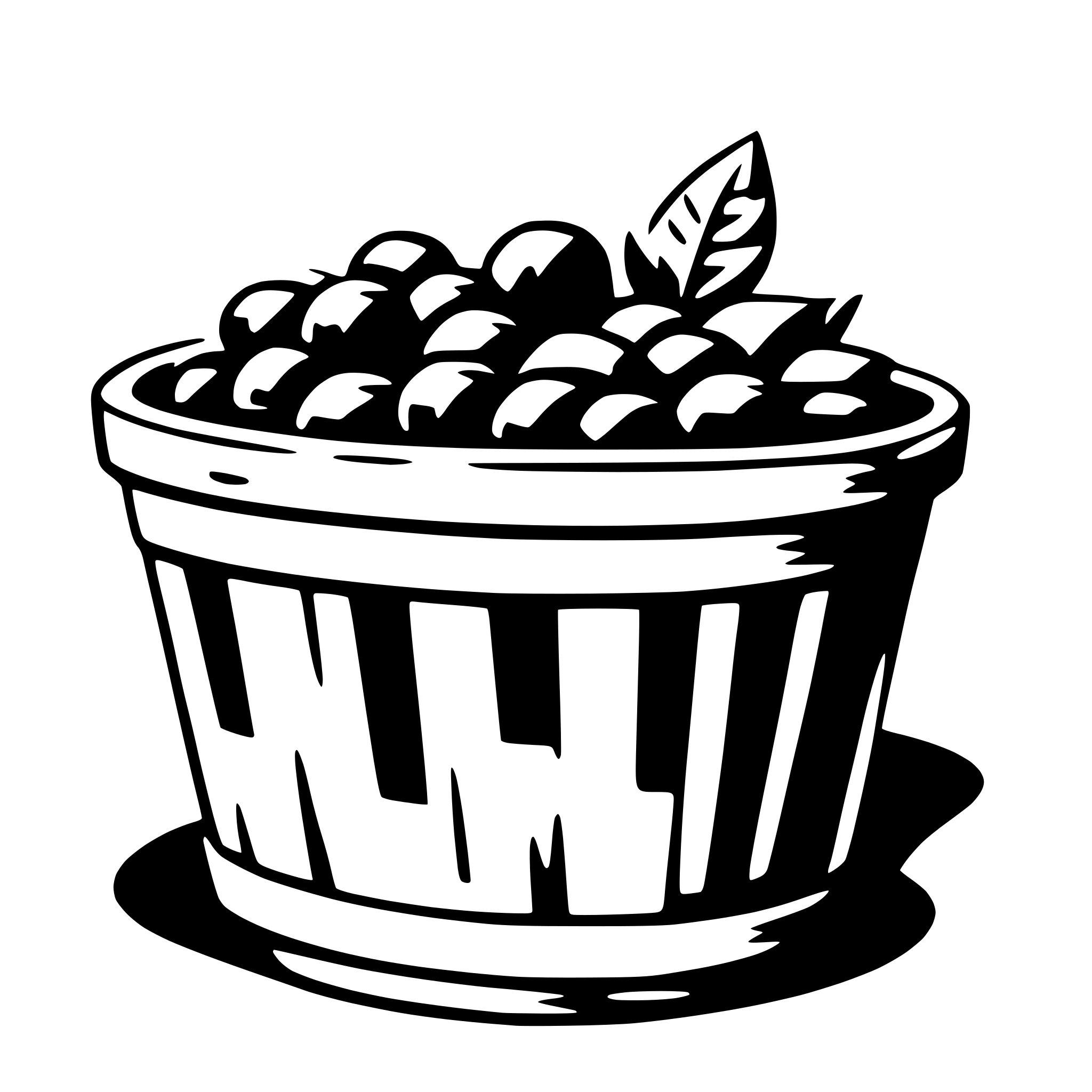 AI-generated SVG of a basket