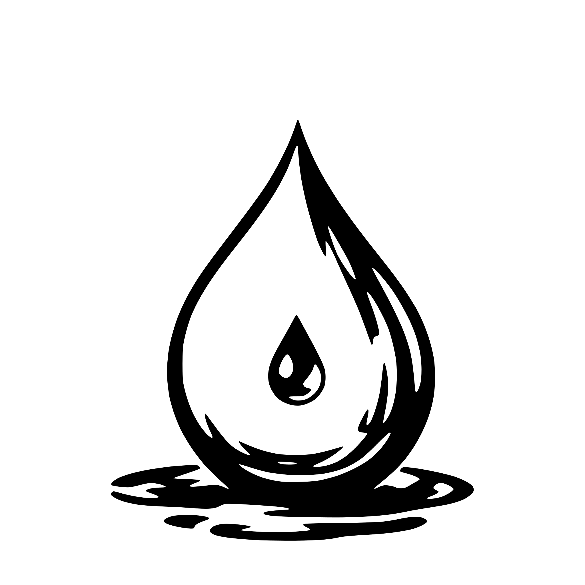 AI-generated SVG of 'Simple 2d water drop'