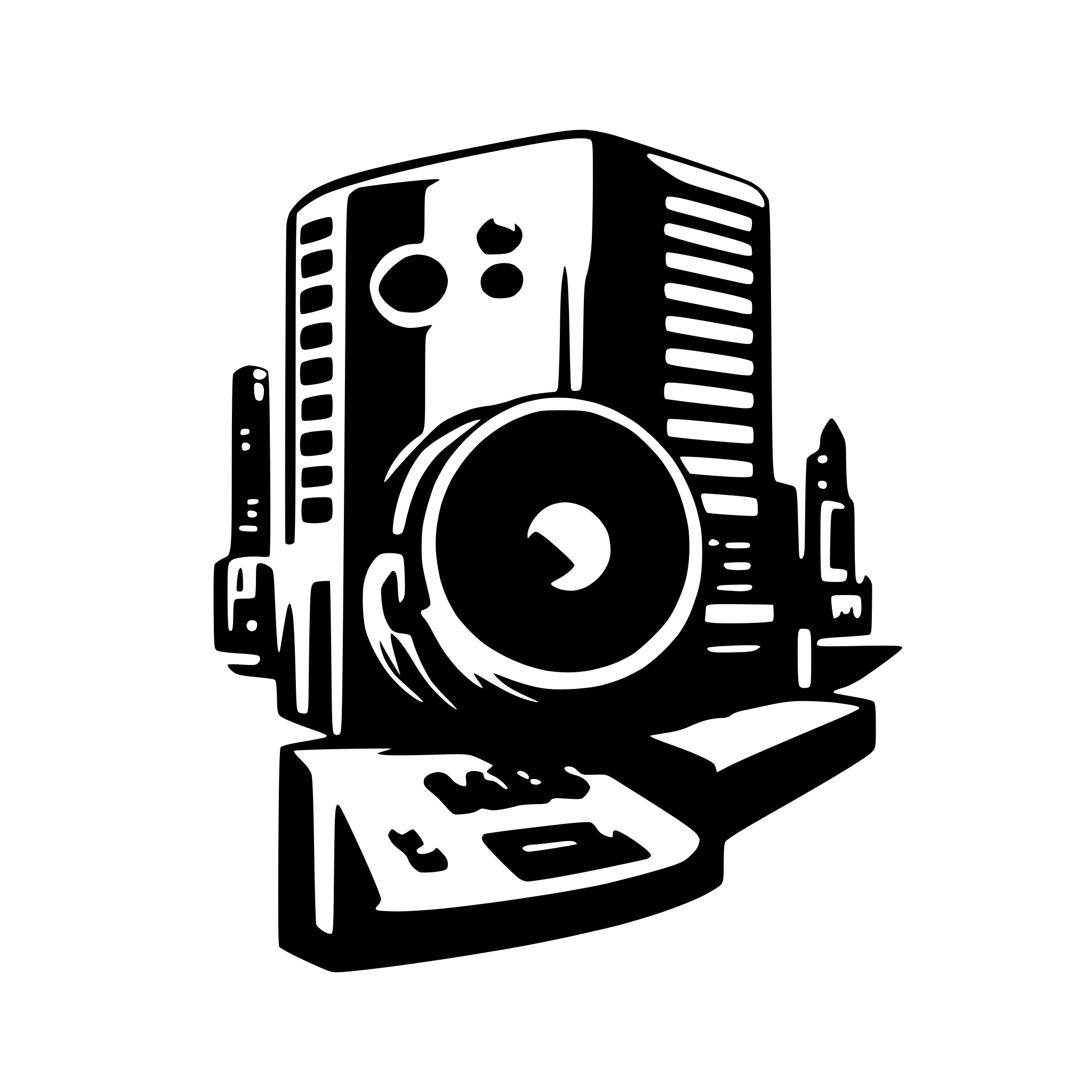 AI-generated SVG of 'music and technology logo'