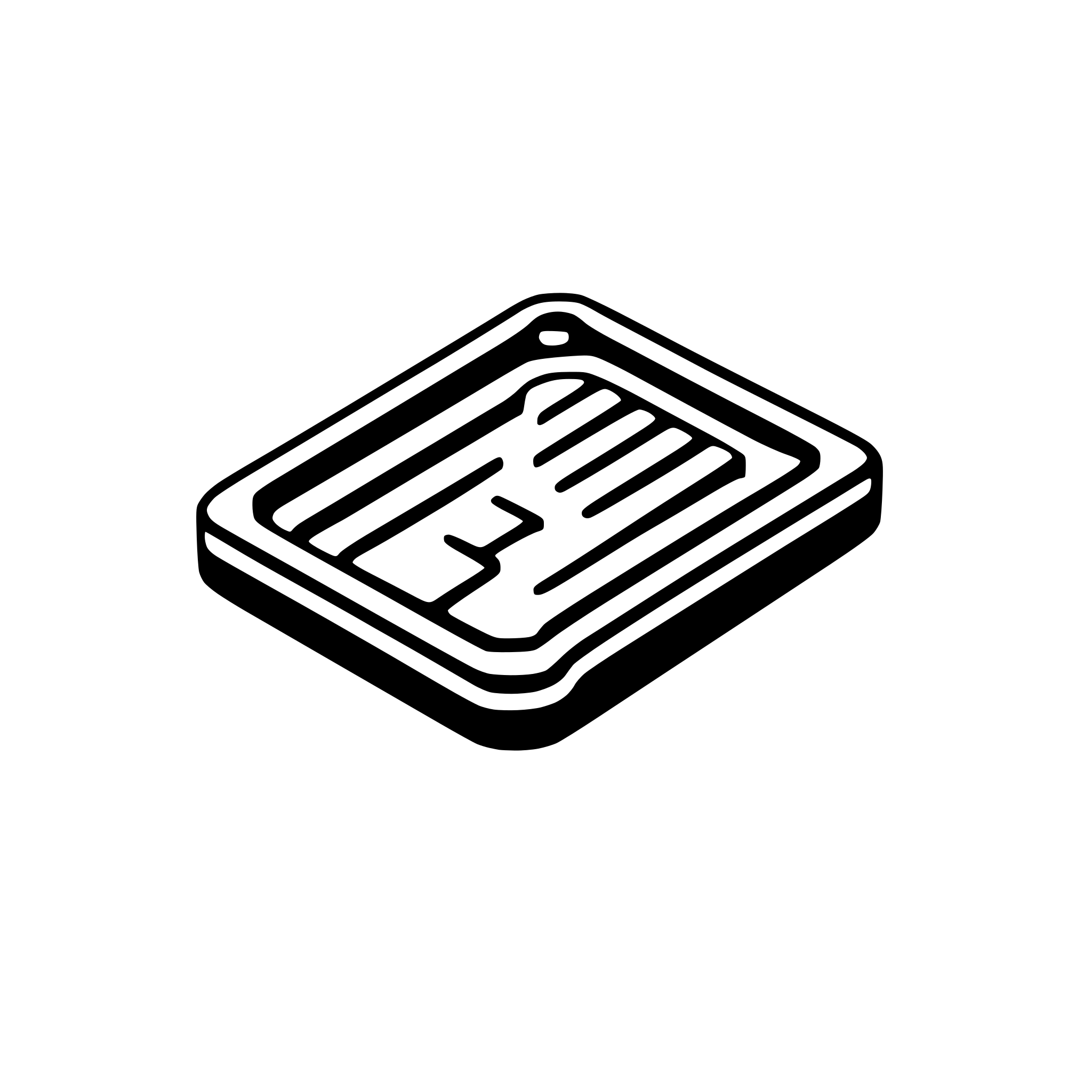 AI-generated SVG of a an isometric view of stell plate in a shape of rectangle