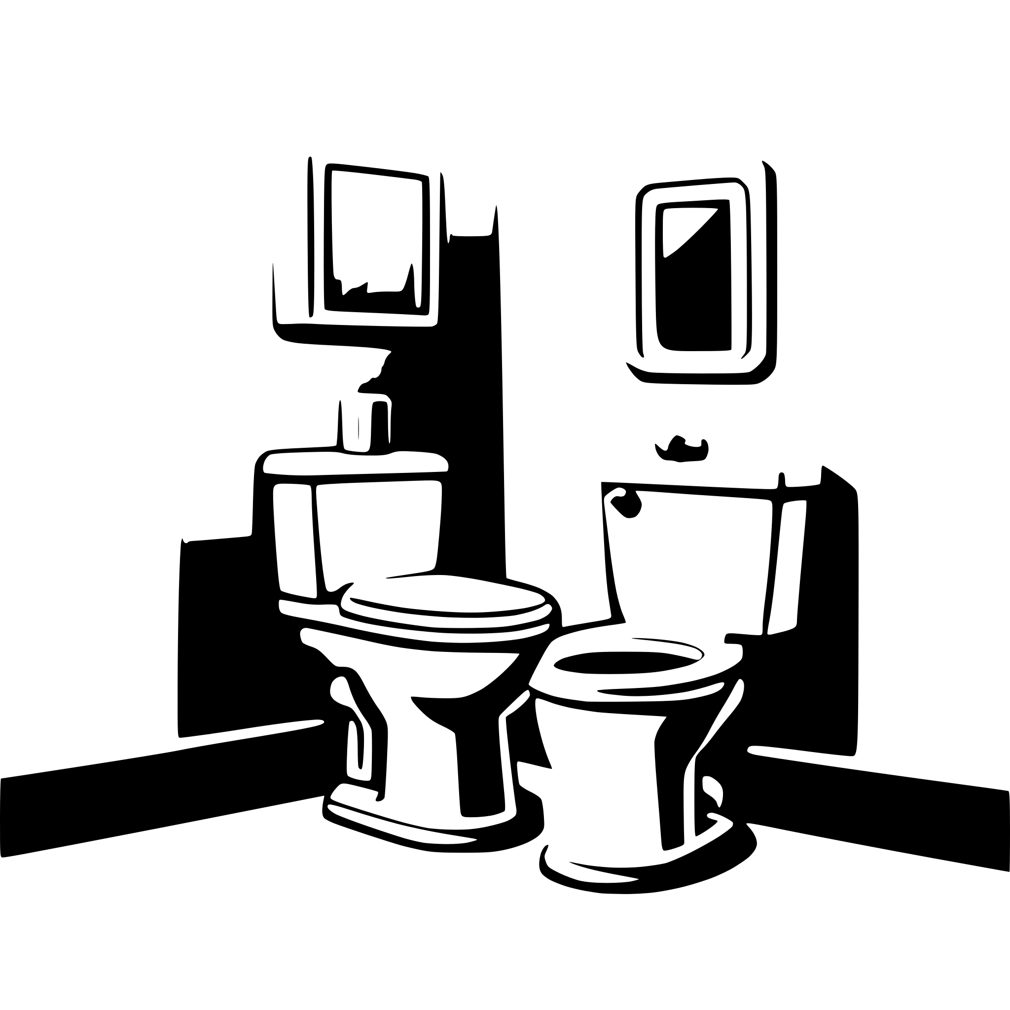 AI-generated SVG of a toilet