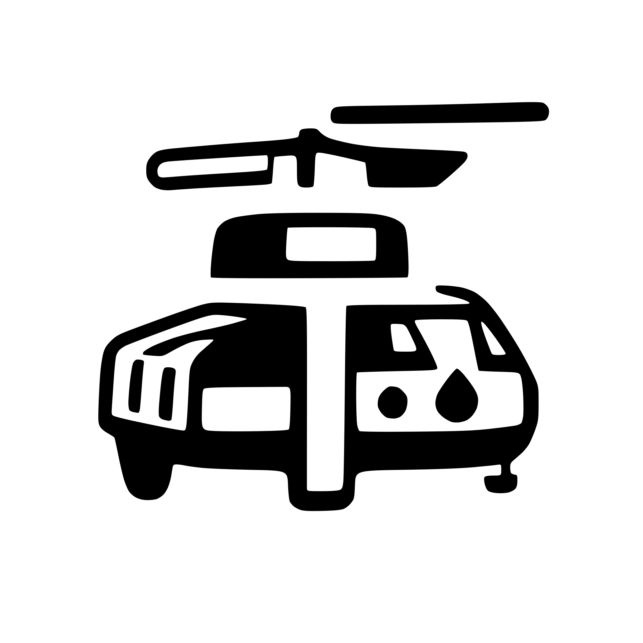 AI-generated SVG of a OFFSHORE CHOPPER