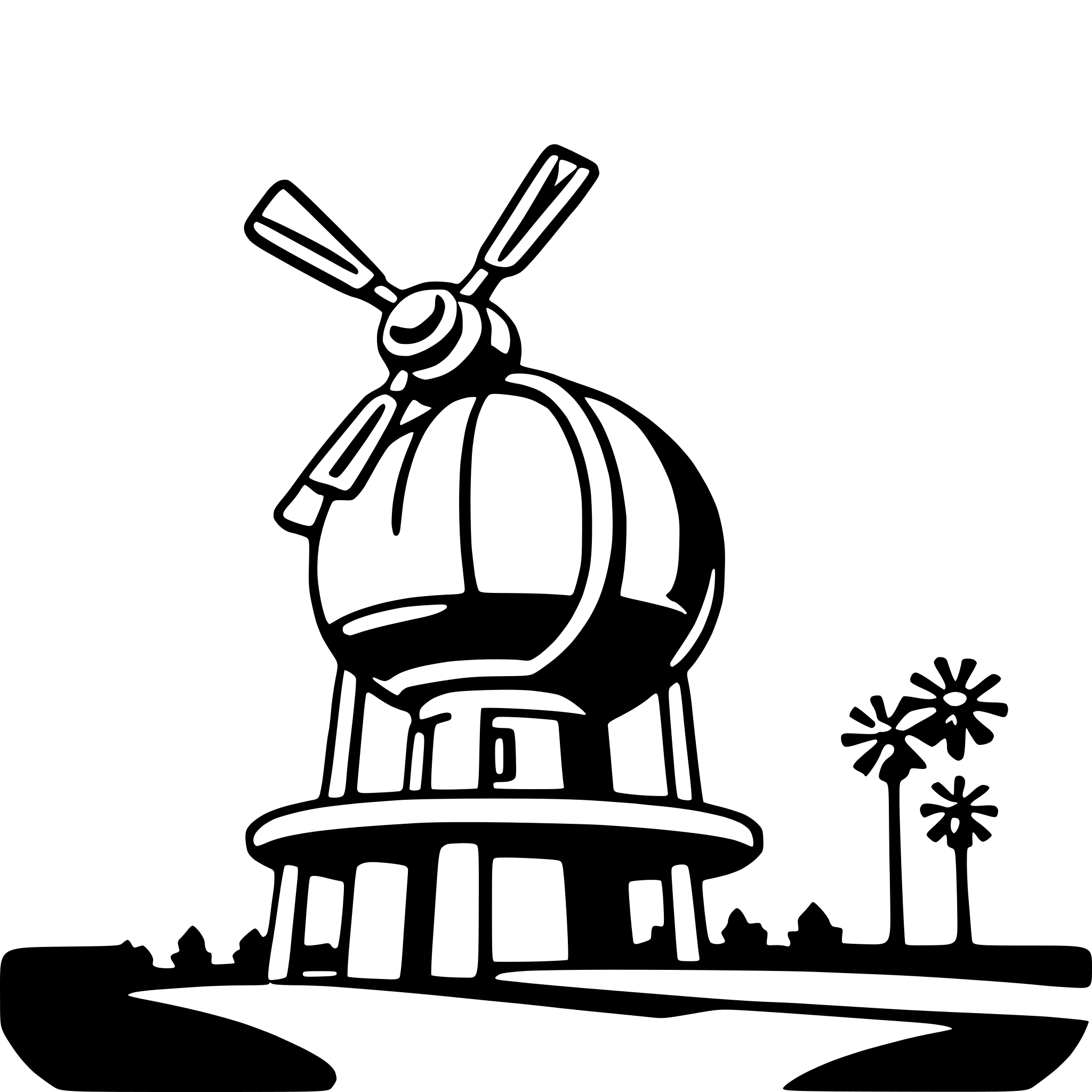 AI-generated SVG of 'atomium'