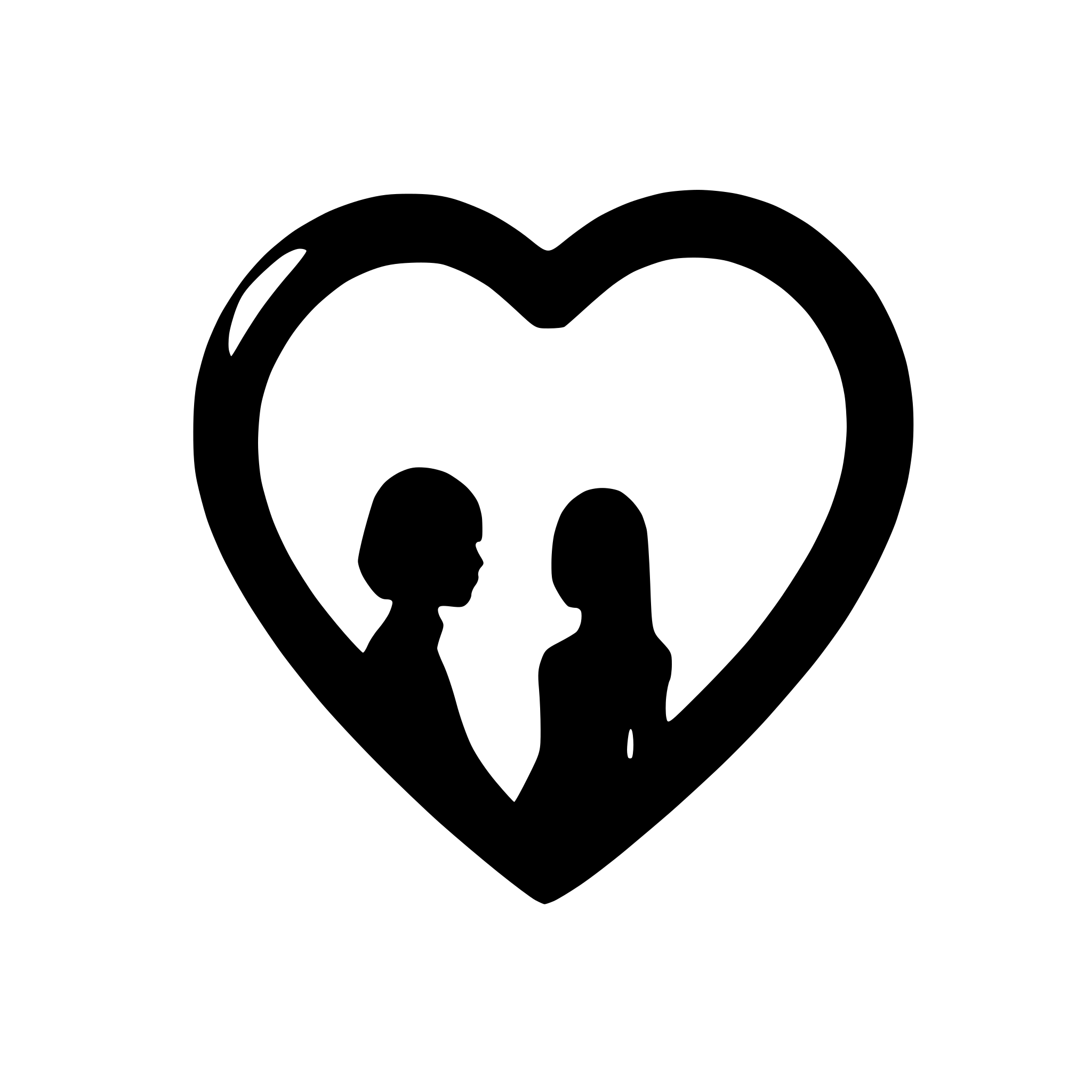 AI-generated SVG of a heart