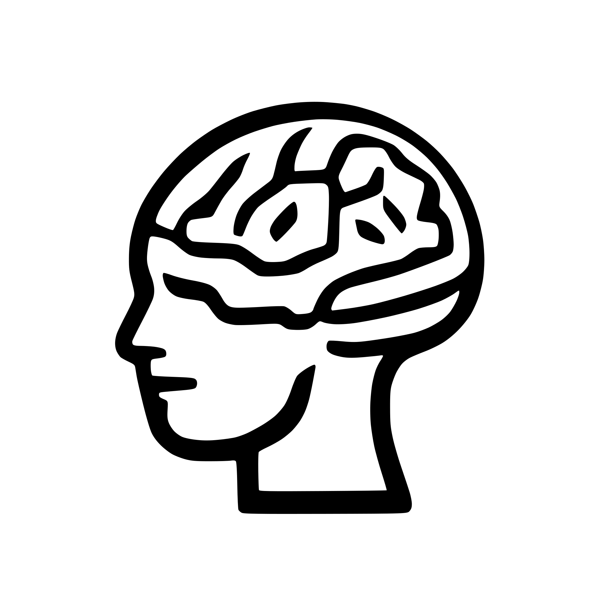 AI-generated SVG of a brain