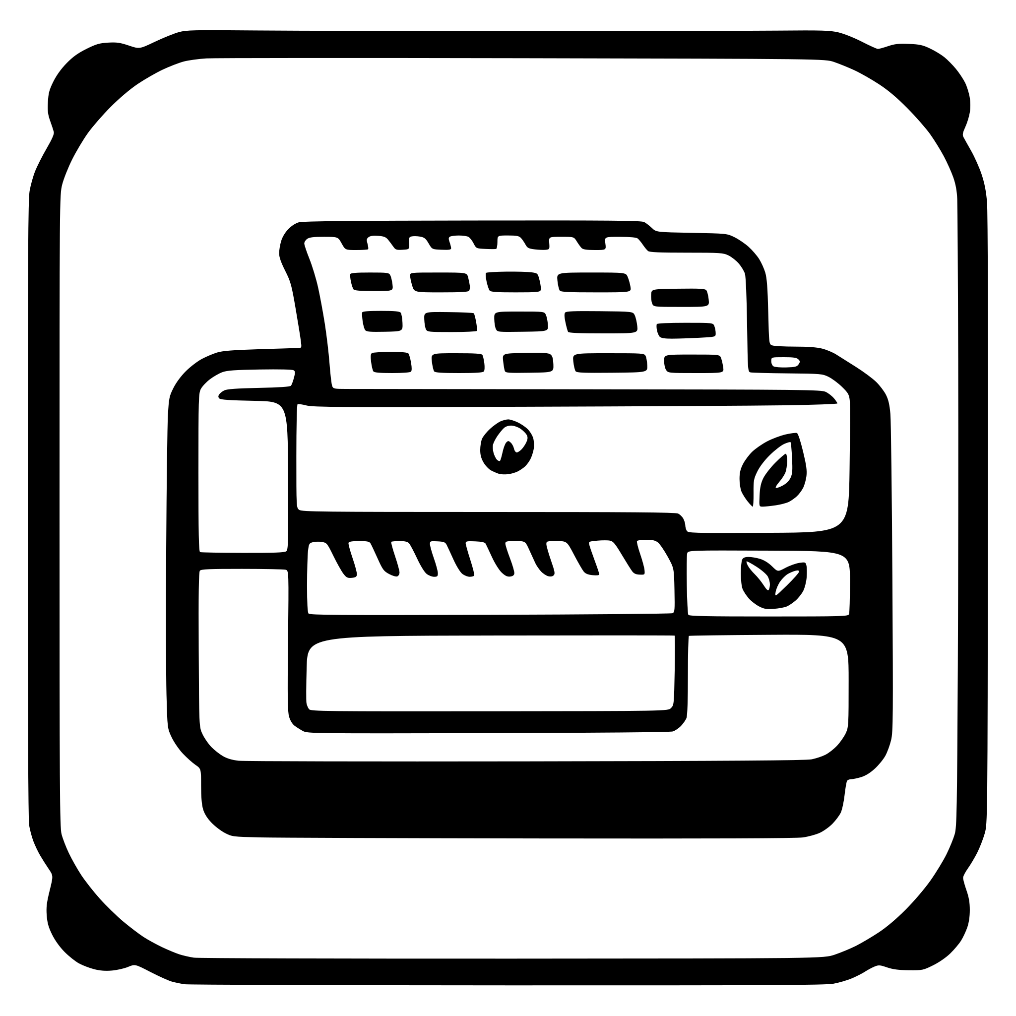 AI-generated SVG of a printer hub favicon