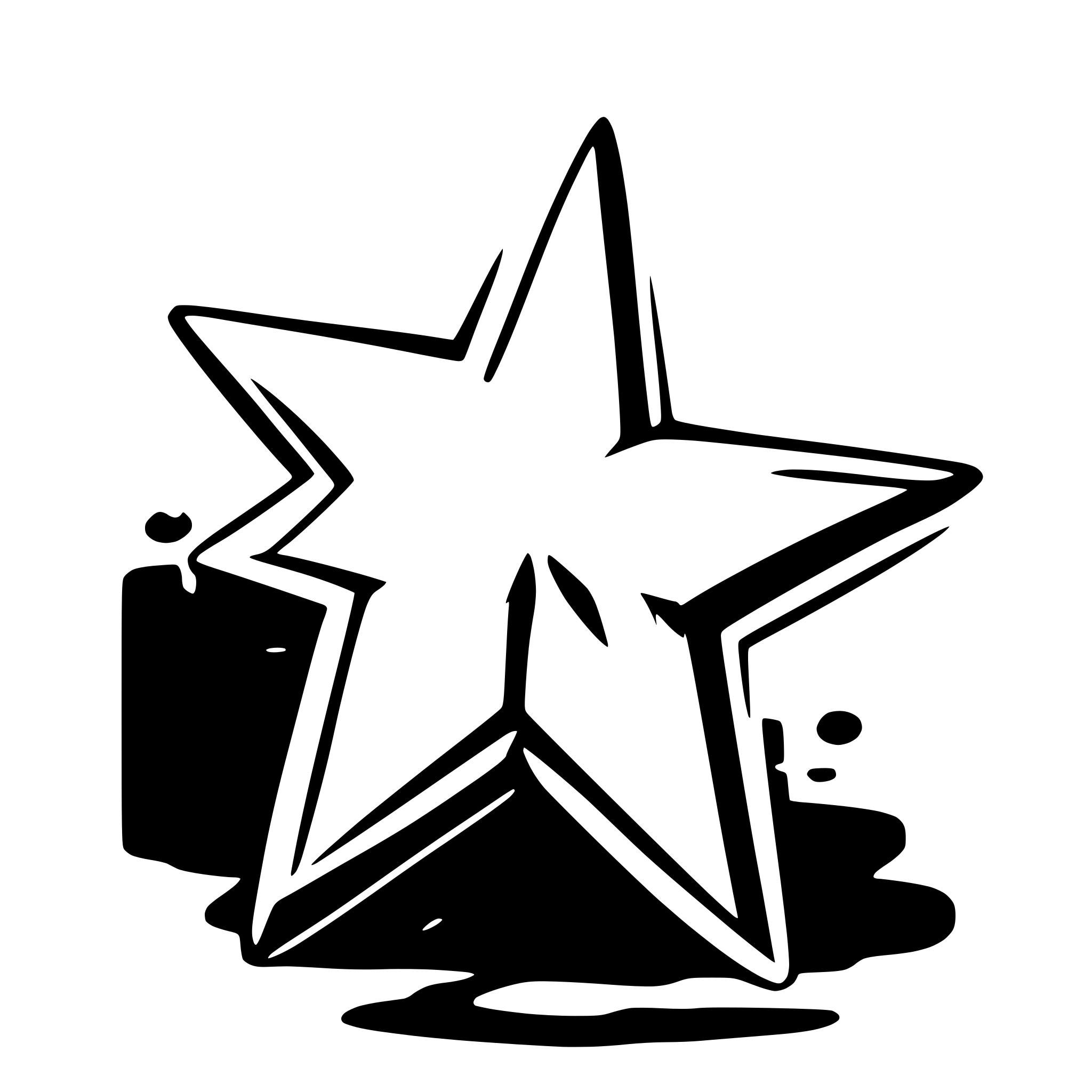 AI-generated SVG of a yellow star