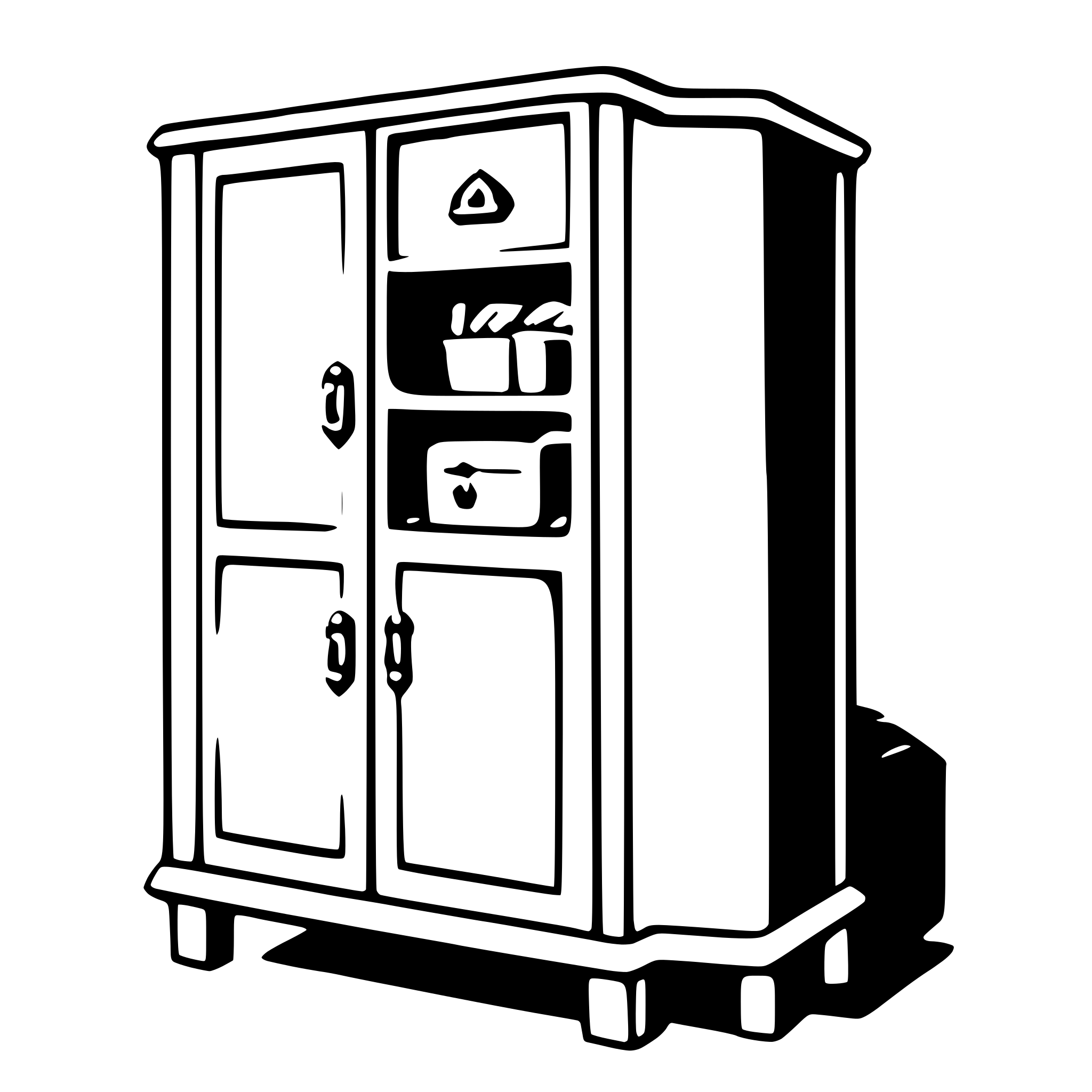 AI-generated SVG of a armoire