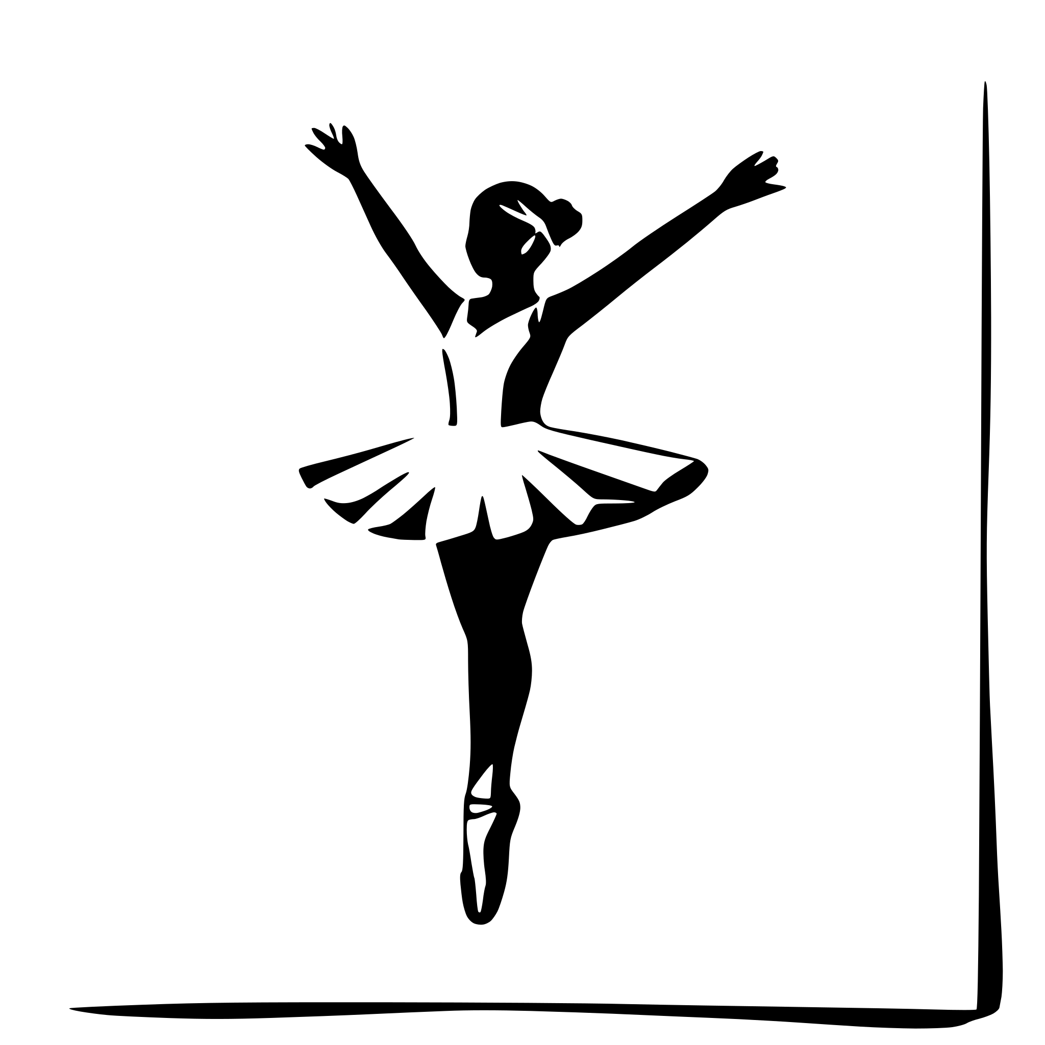 AI-generated SVG of 'ballerina dancing in spotlight'