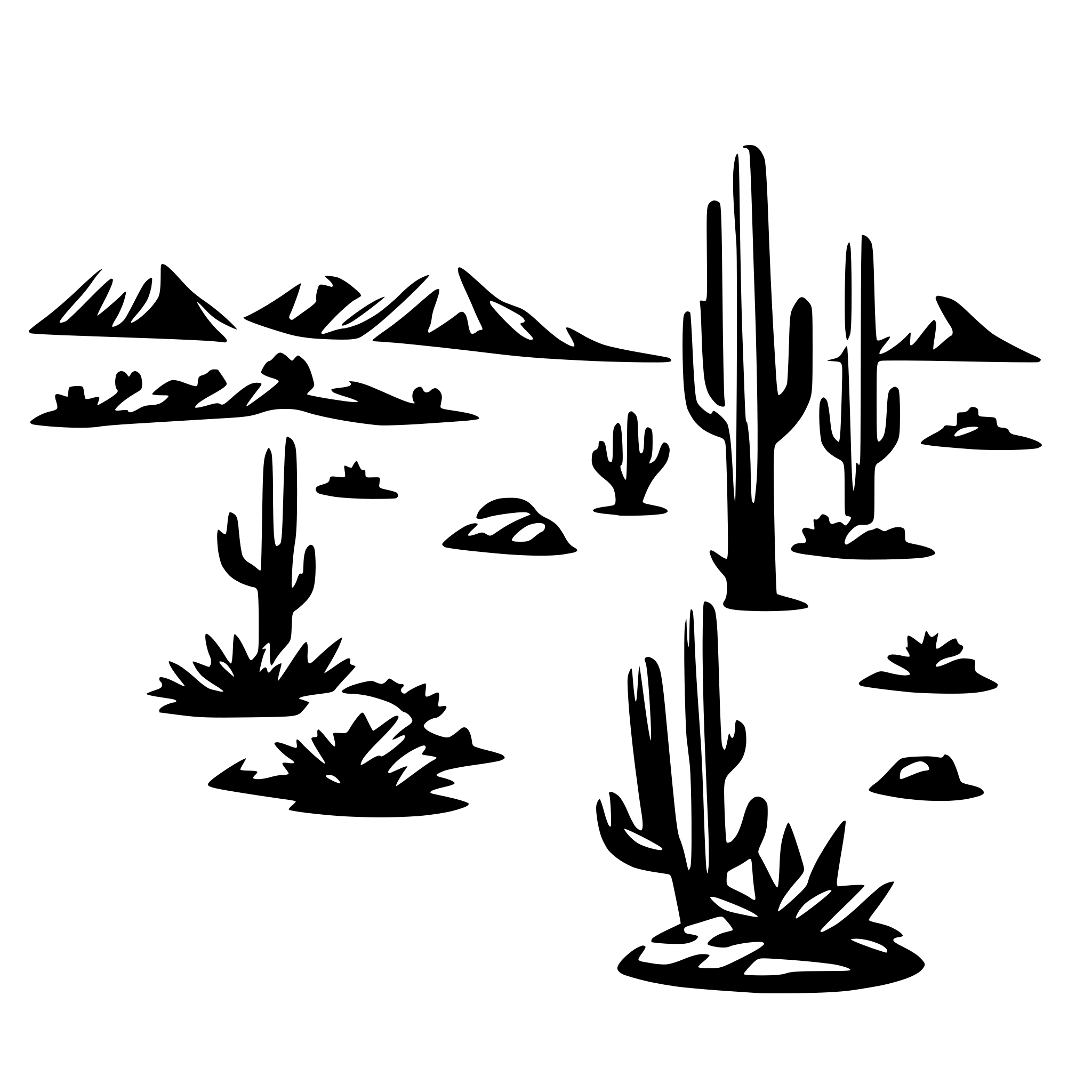 AI-generated SVG of 'desert ecosystem'