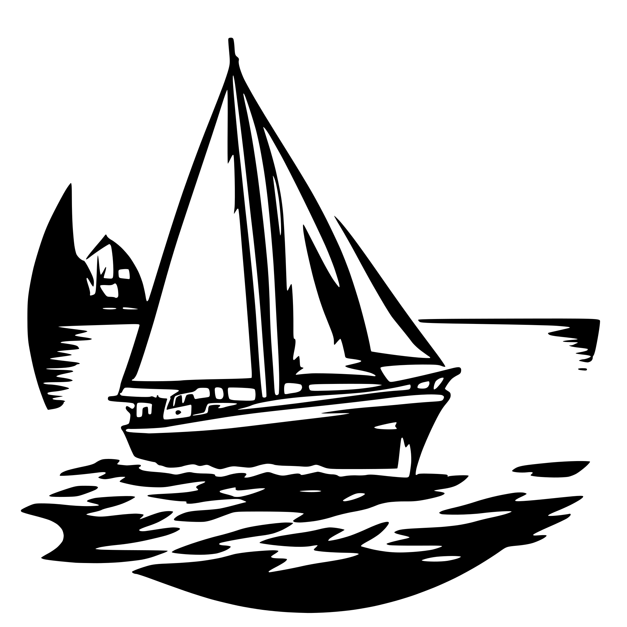 AI-generated SVG of a Tayana 48ds sailboat logo