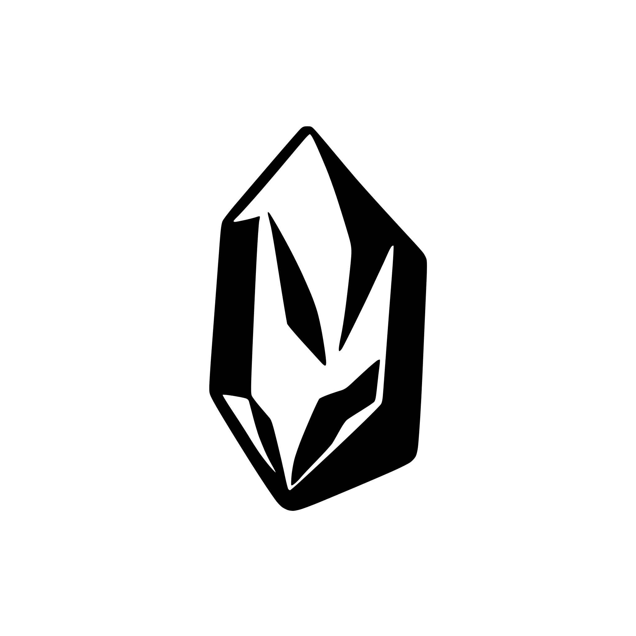AI-generated SVG of a ore in a shape of small rectangle shard
