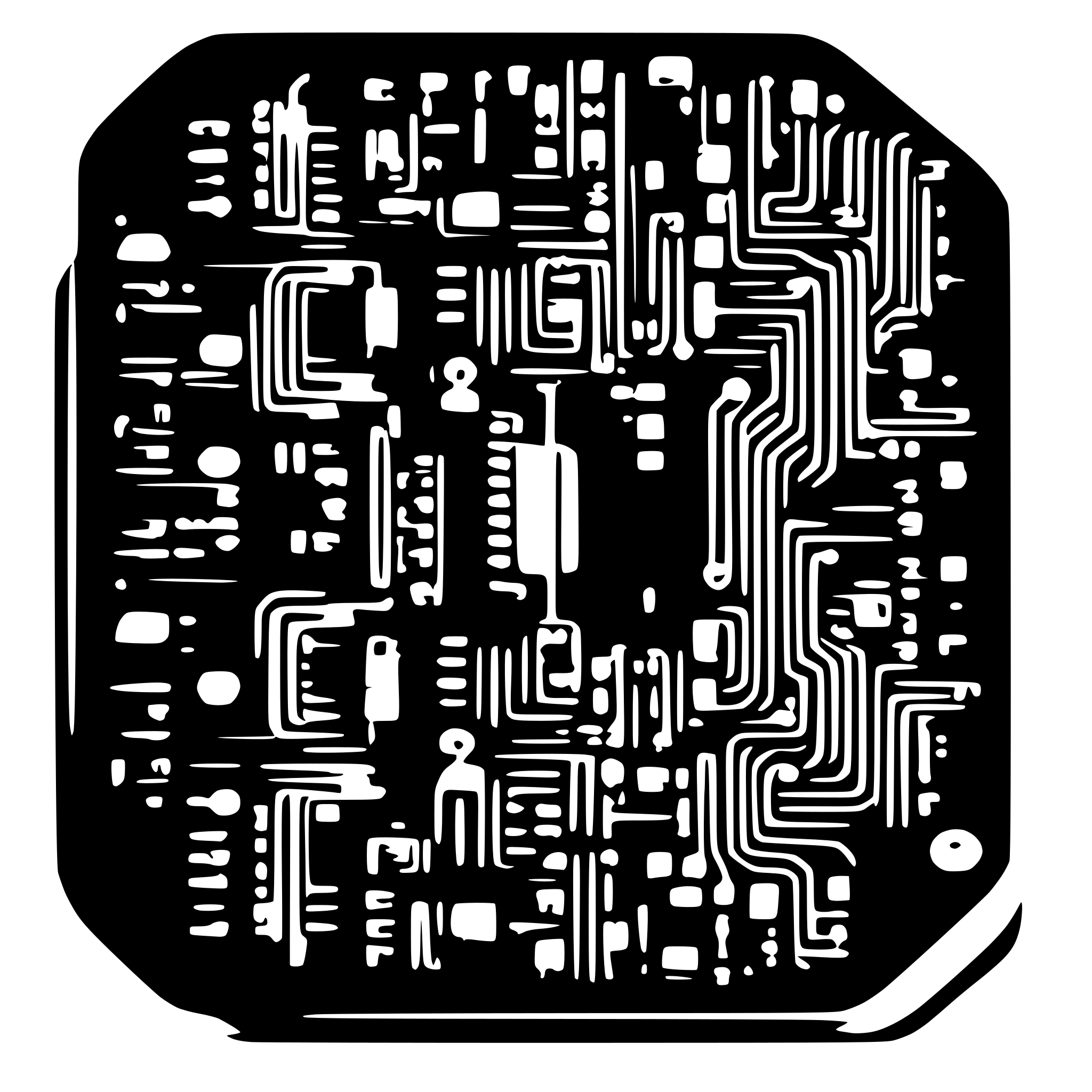 AI-generated SVG of 'electronic circuit board'