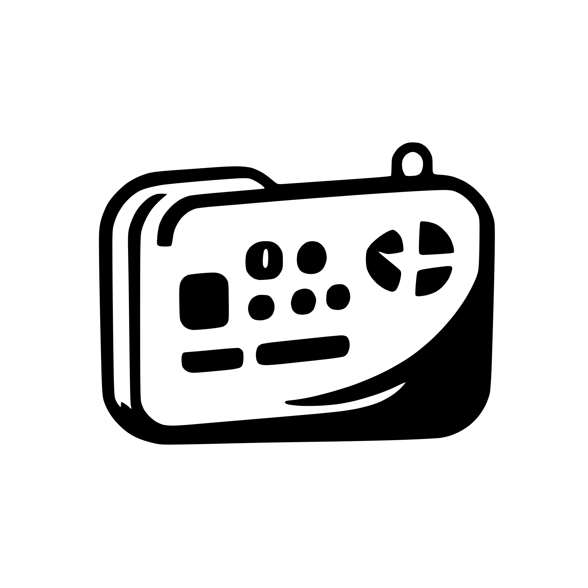 AI-generated SVG of 'voicemail icon'